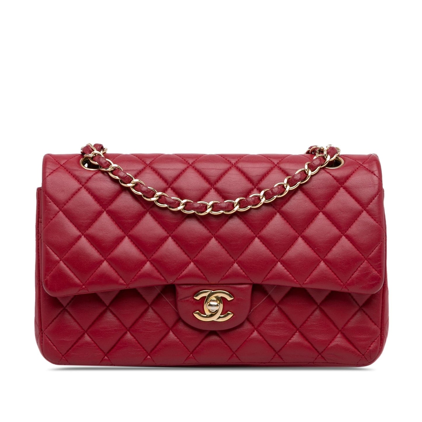 Chanel Classic Lambskin Double Flap SHG-VyY1OR Handbag