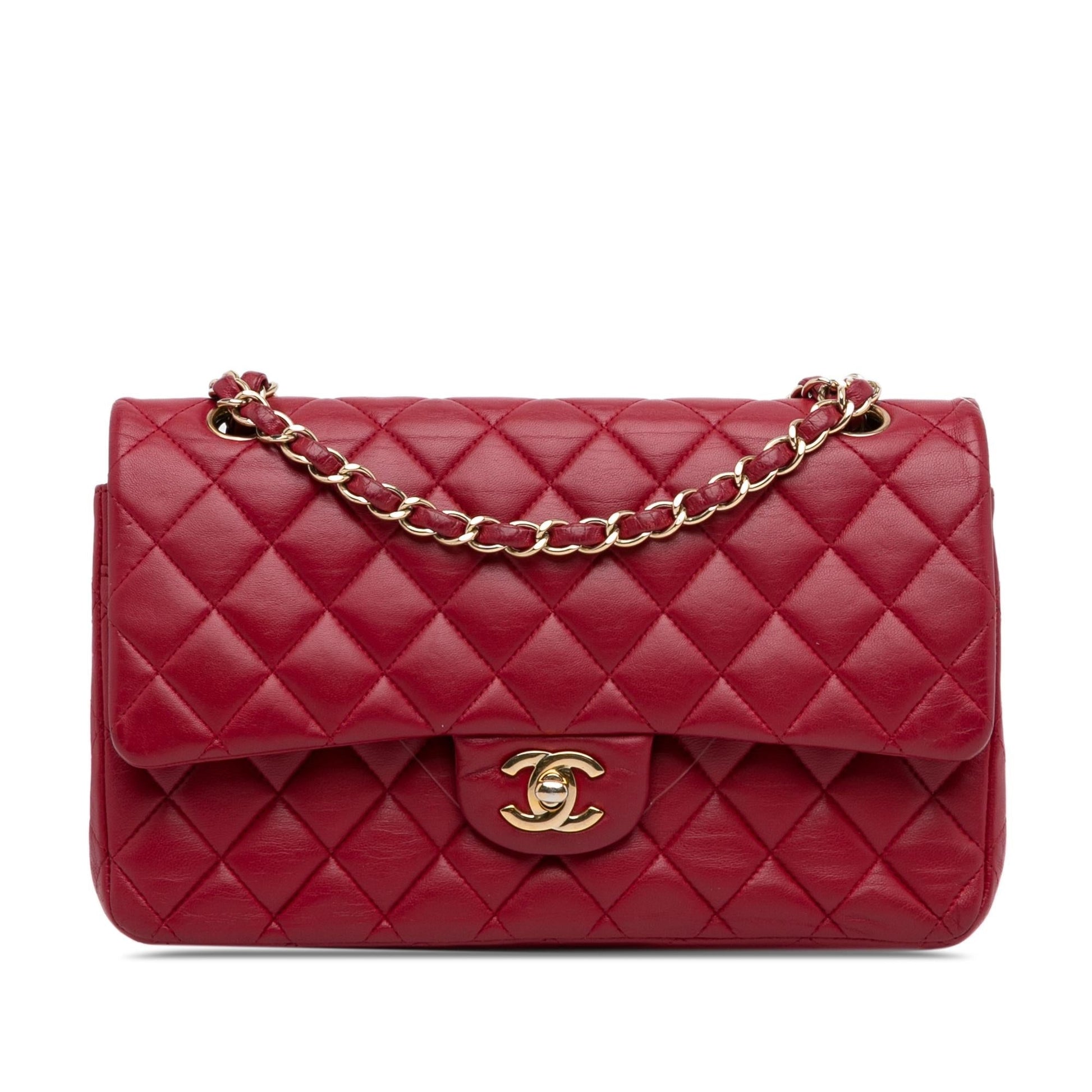 Chanel Classic Lambskin Double Flap SHG-VyY1OR Handbag