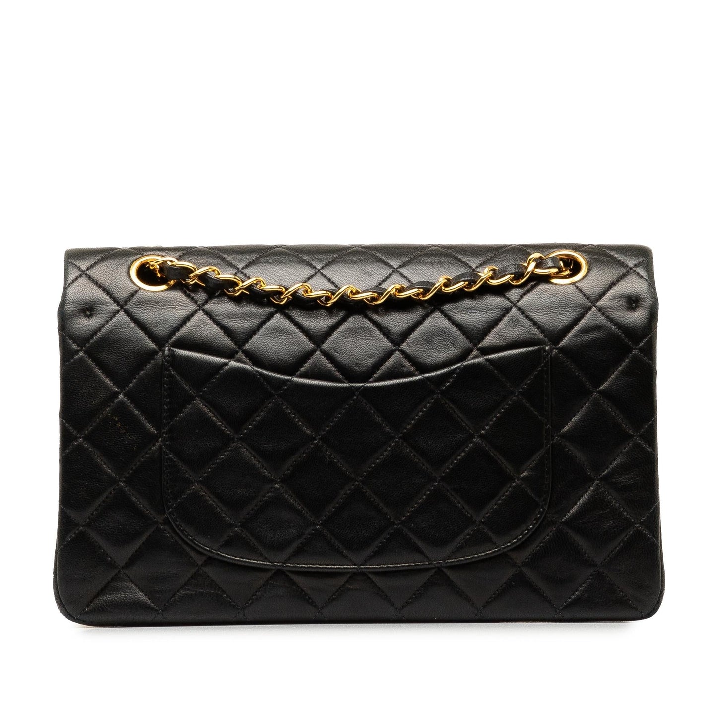 Chanel Medium Classic Lambskin Double Flap (Shg-9Pzcmq) Bag