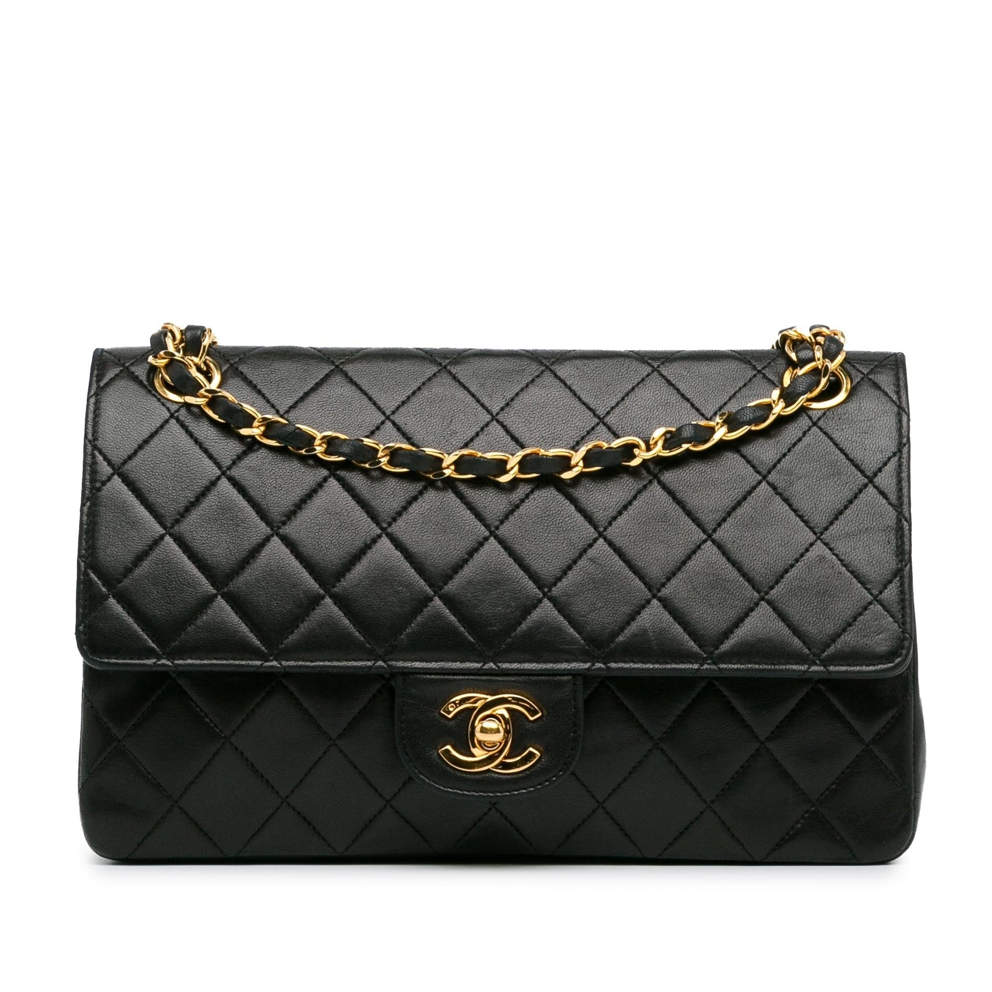 Chanel Medium Classic Lambskin Double Flap (SHG-CWMNTo)