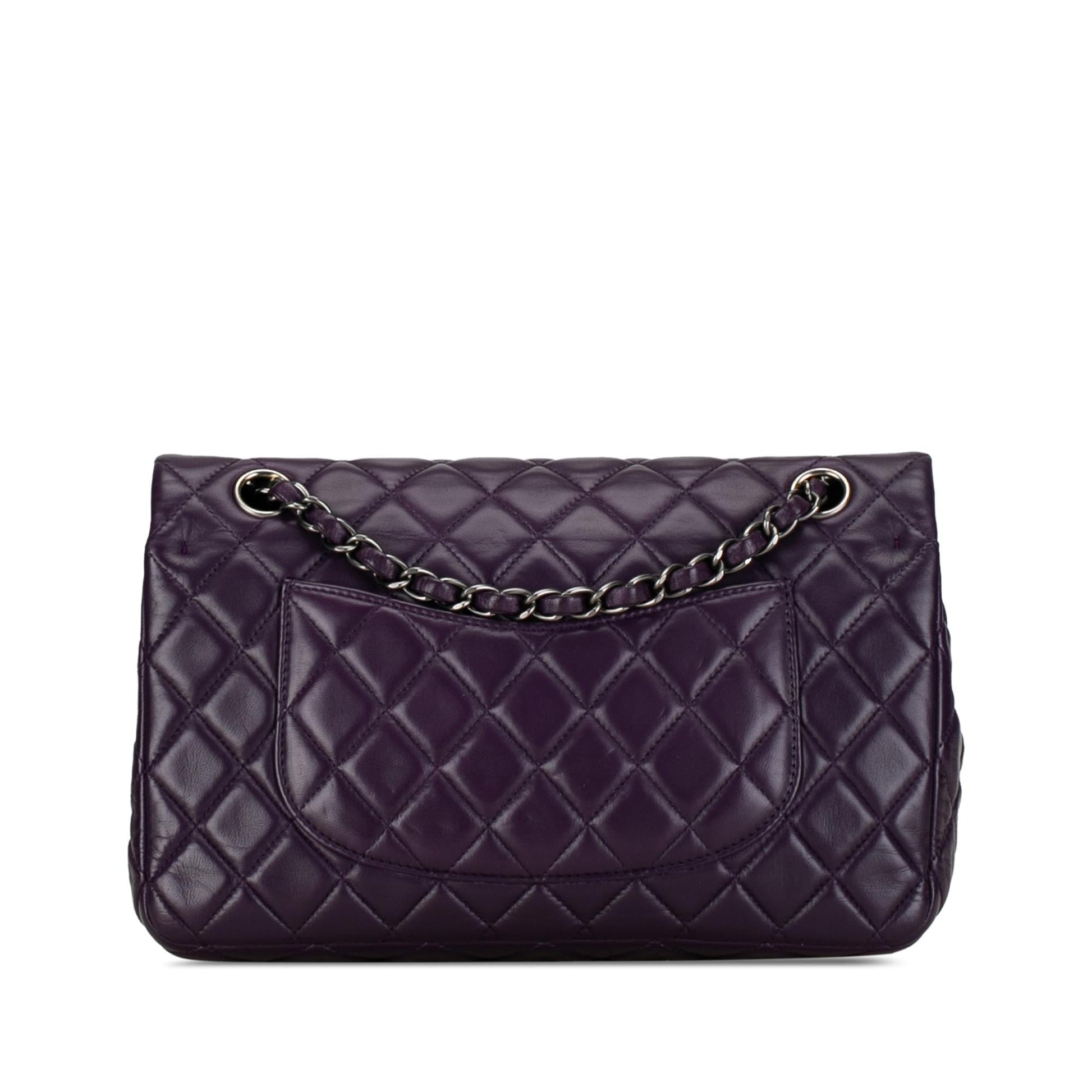 Chanel Medium Classic Lambskin Double Flap (Shg-Hbz089) Bag