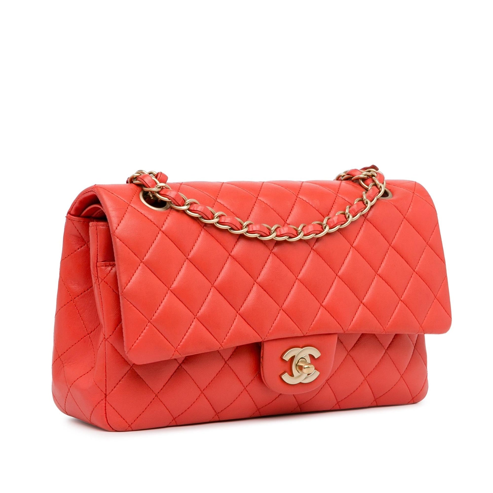 Chanel Classic Lambskin Double Flap SHG-H1Kink Handbag