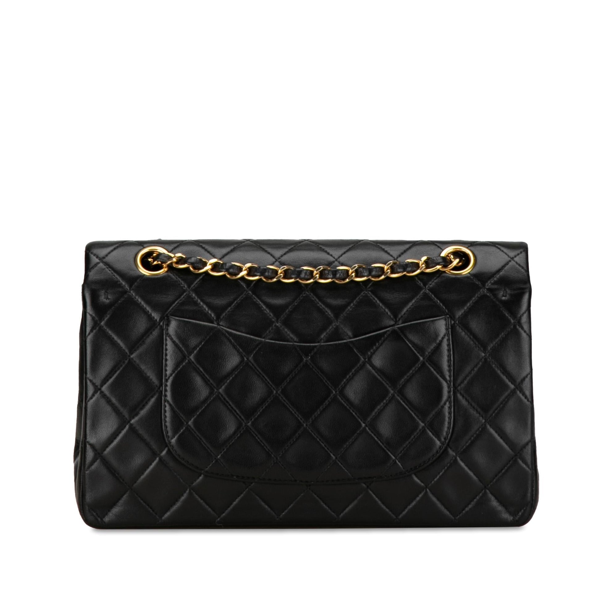 Chanel Classic Lambskin Double Flap SHG-Waqtih Handbag