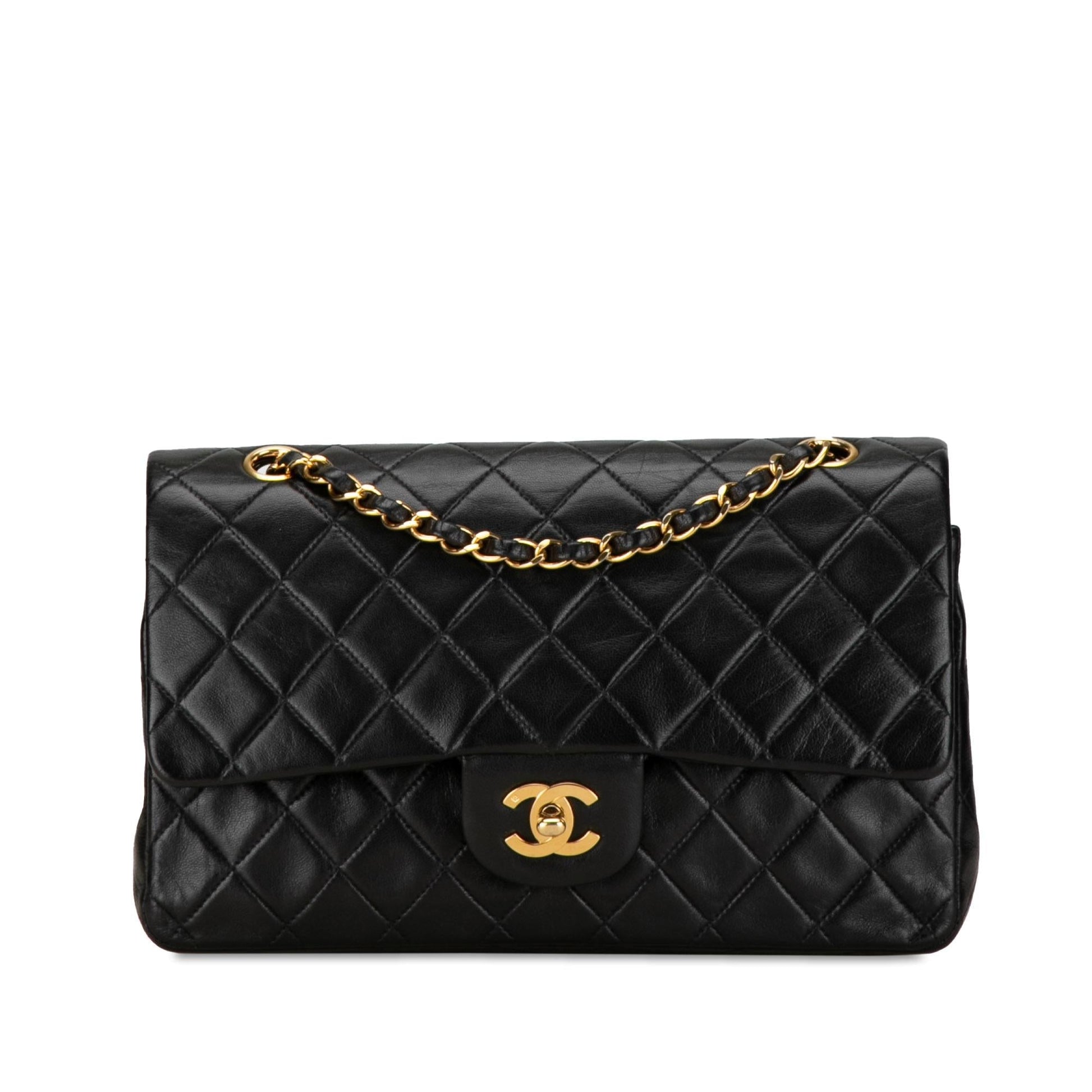 Chanel Classic Lambskin Double Flap SHG-Waqtih Handbag
