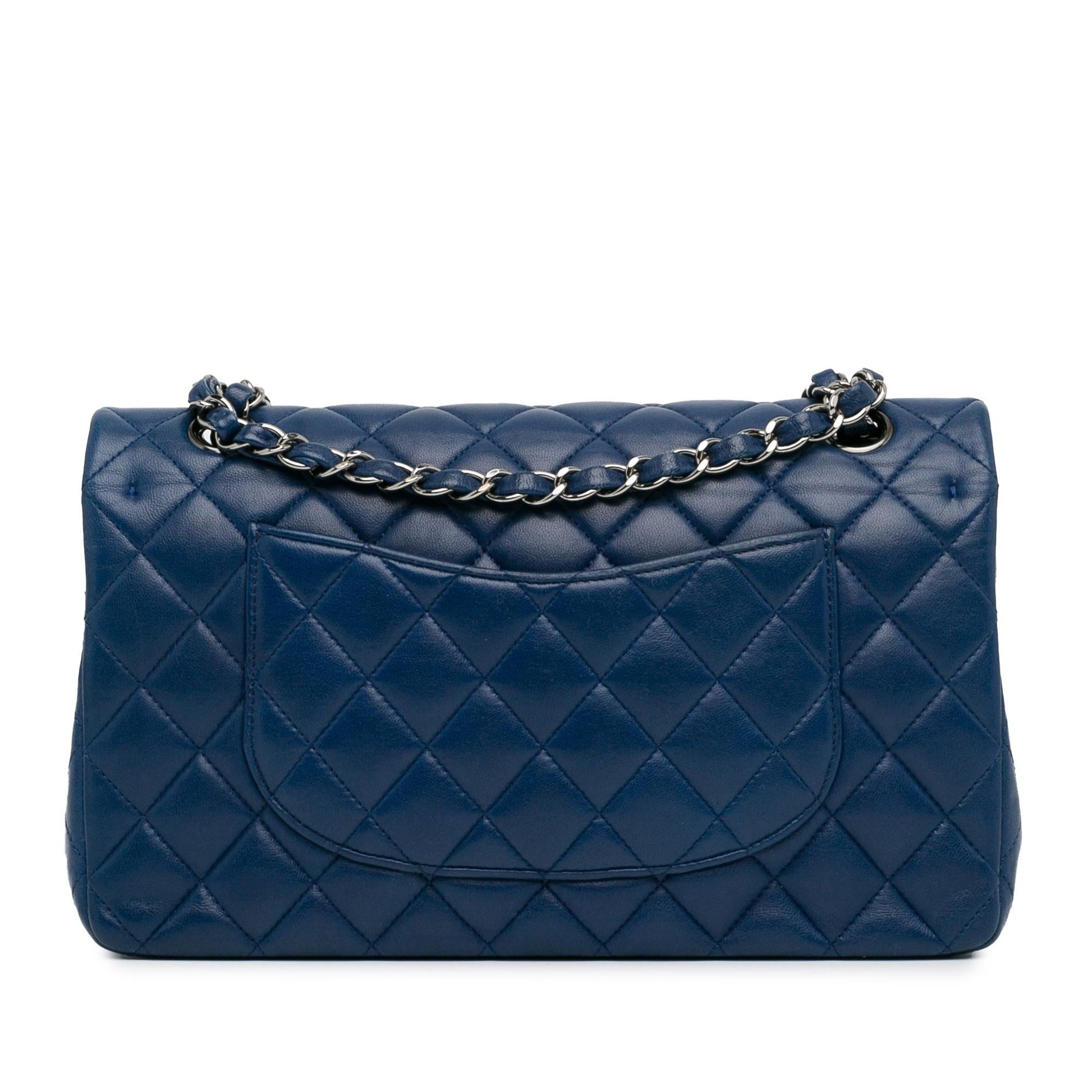 Chanel Medium Classic Lambskin Double Flap (Shg-73Rpiu) Bag