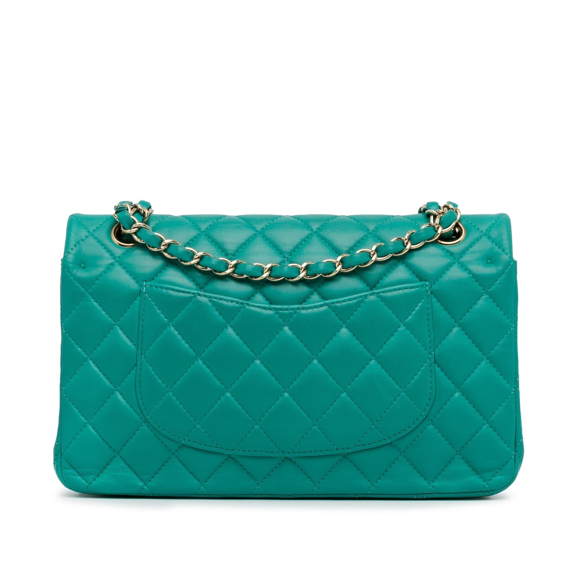 Chanel Medium Classic Lambskin Double Flap (Shg-7Ji2Lw) Bag
