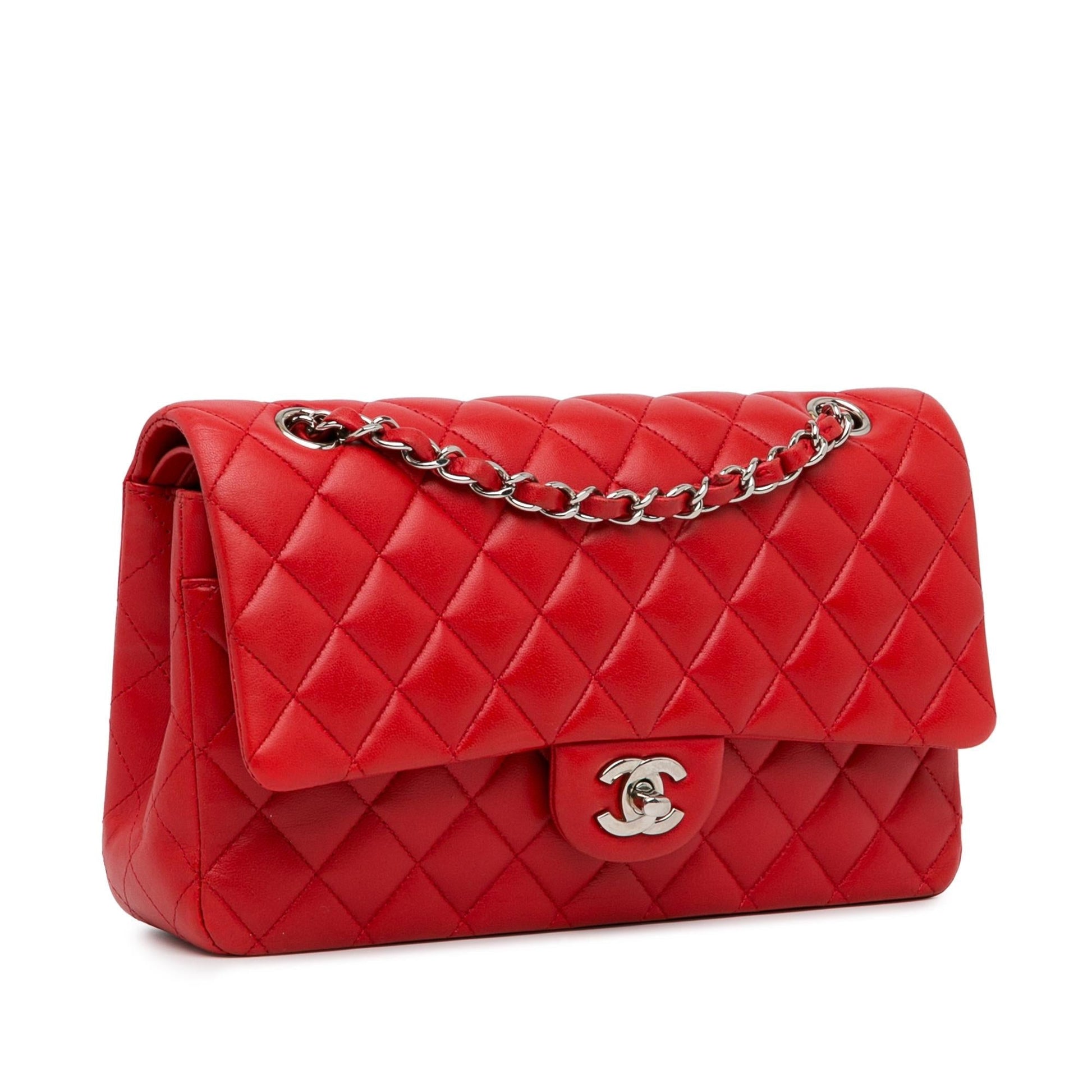 Chanel Medium Classic Lambskin Double Flap (Shg-33Ocyi) Bag