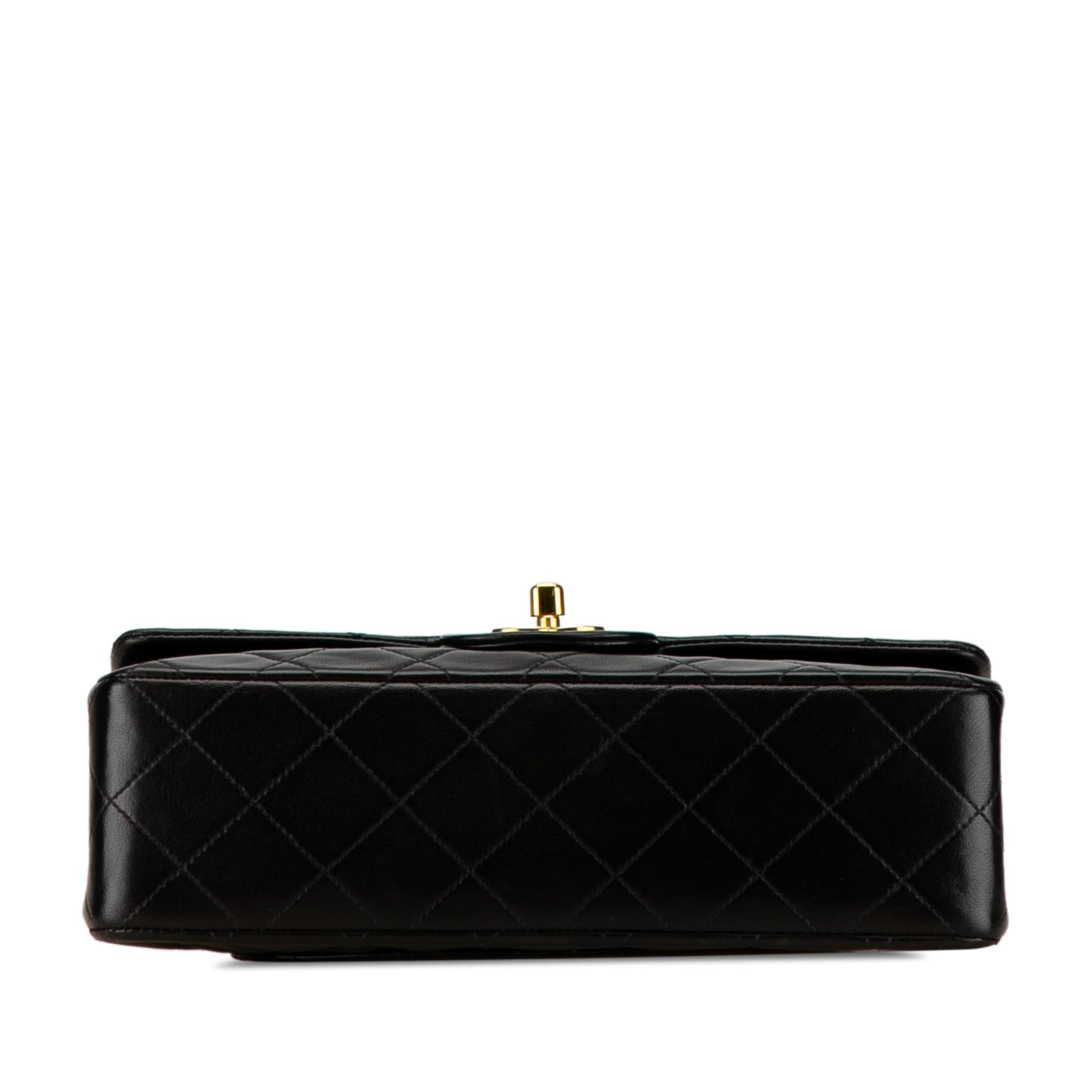 Chanel Medium Classic Lambskin Double Flap (SHG-JJIzds)