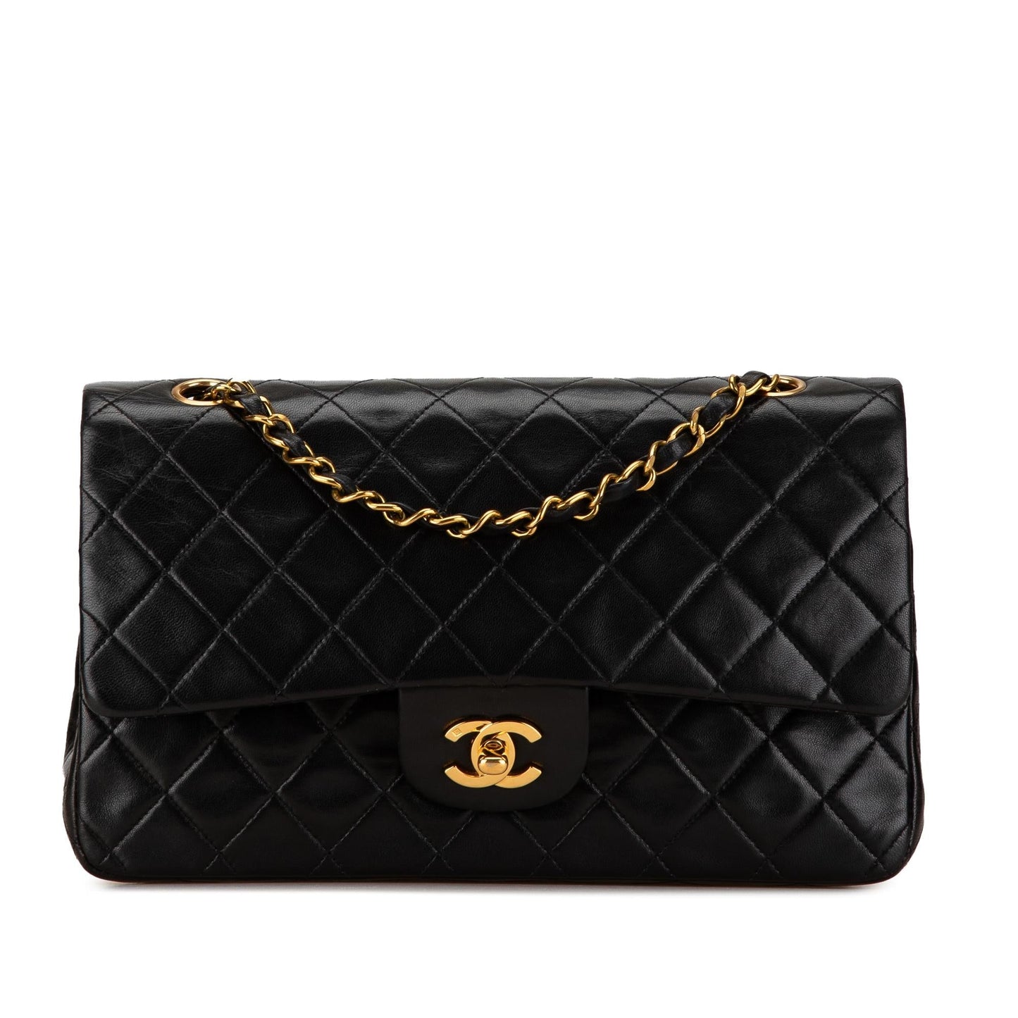 Chanel Classic Lambskin Double Flap SHG-EItNre Handbag