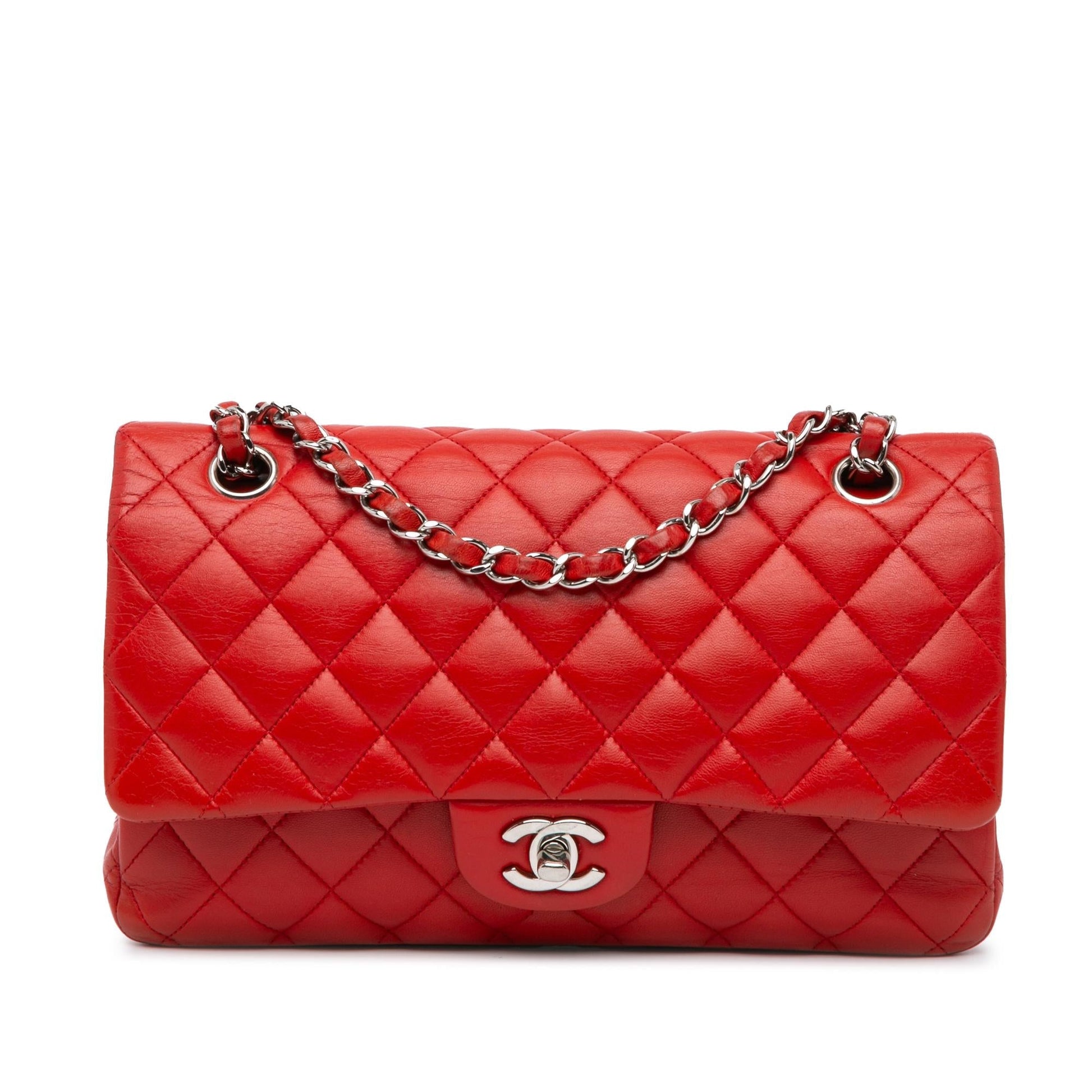 Chanel Classic Lambskin Double Flap Handbag Shg Kaxpcb