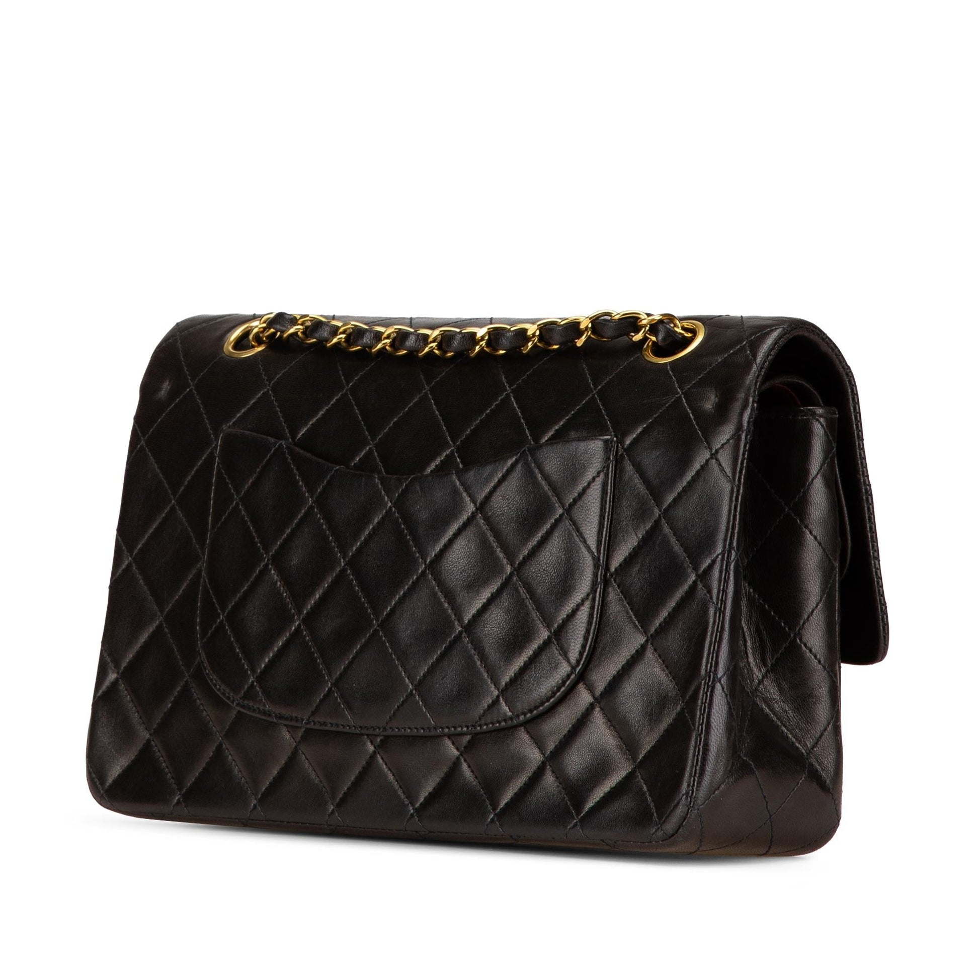 Chanel Classic Lambskin Double Flap Handbag Flap 1