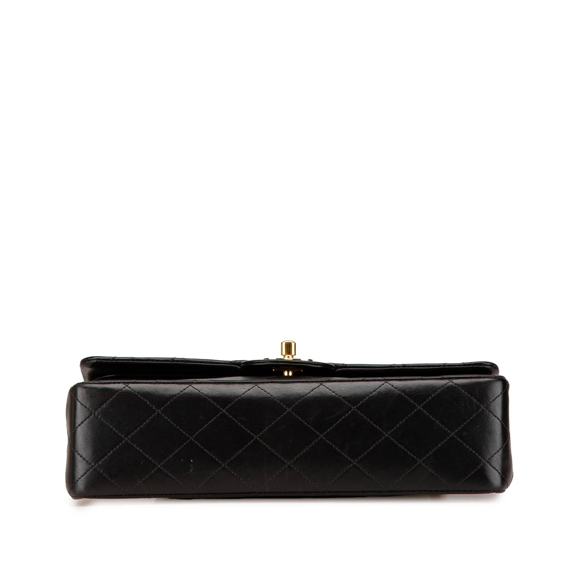Chanel Classic Lambskin Double Flap Handbag Flap 7