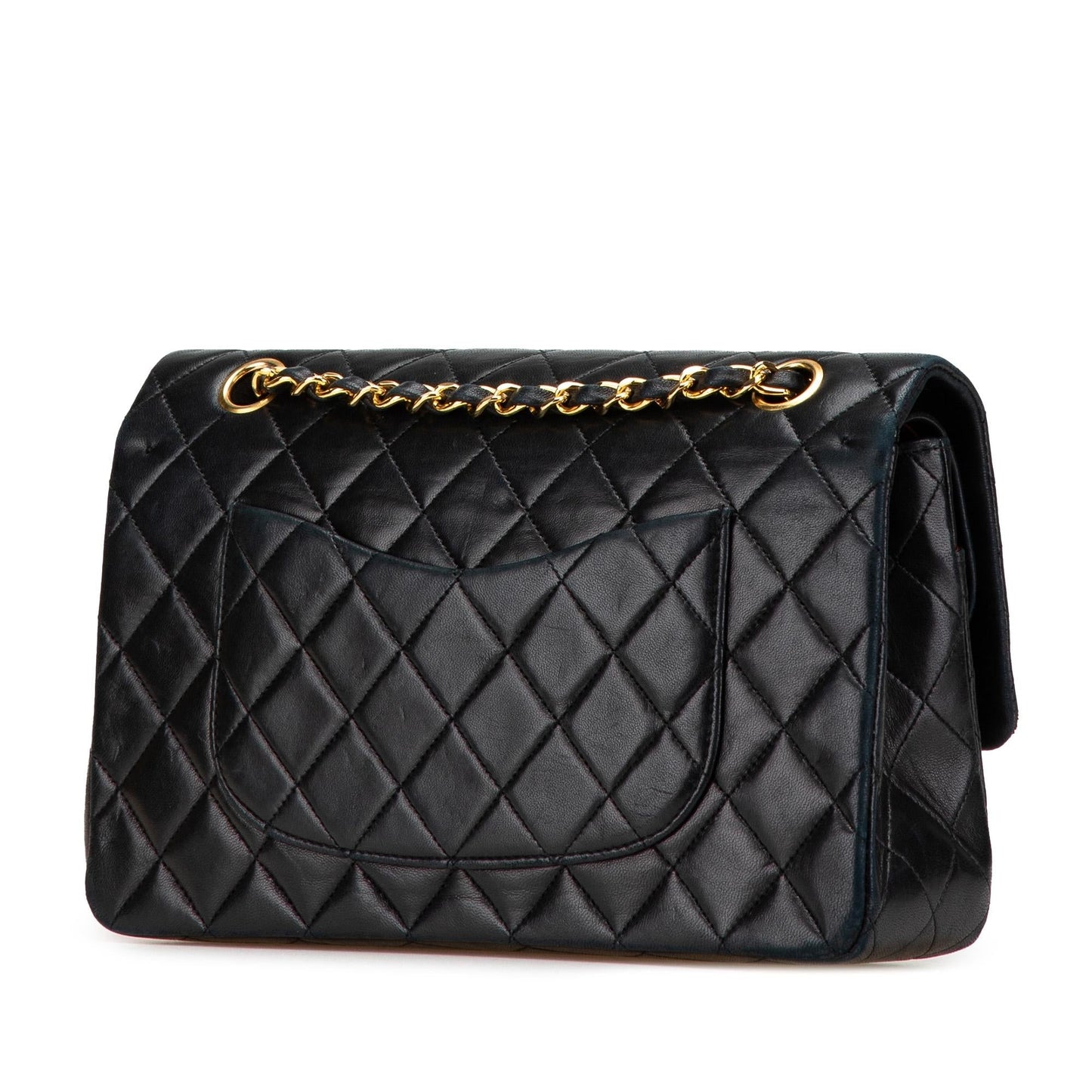 Chanel Classic Lambskin Double Flap Handbag Flap 16