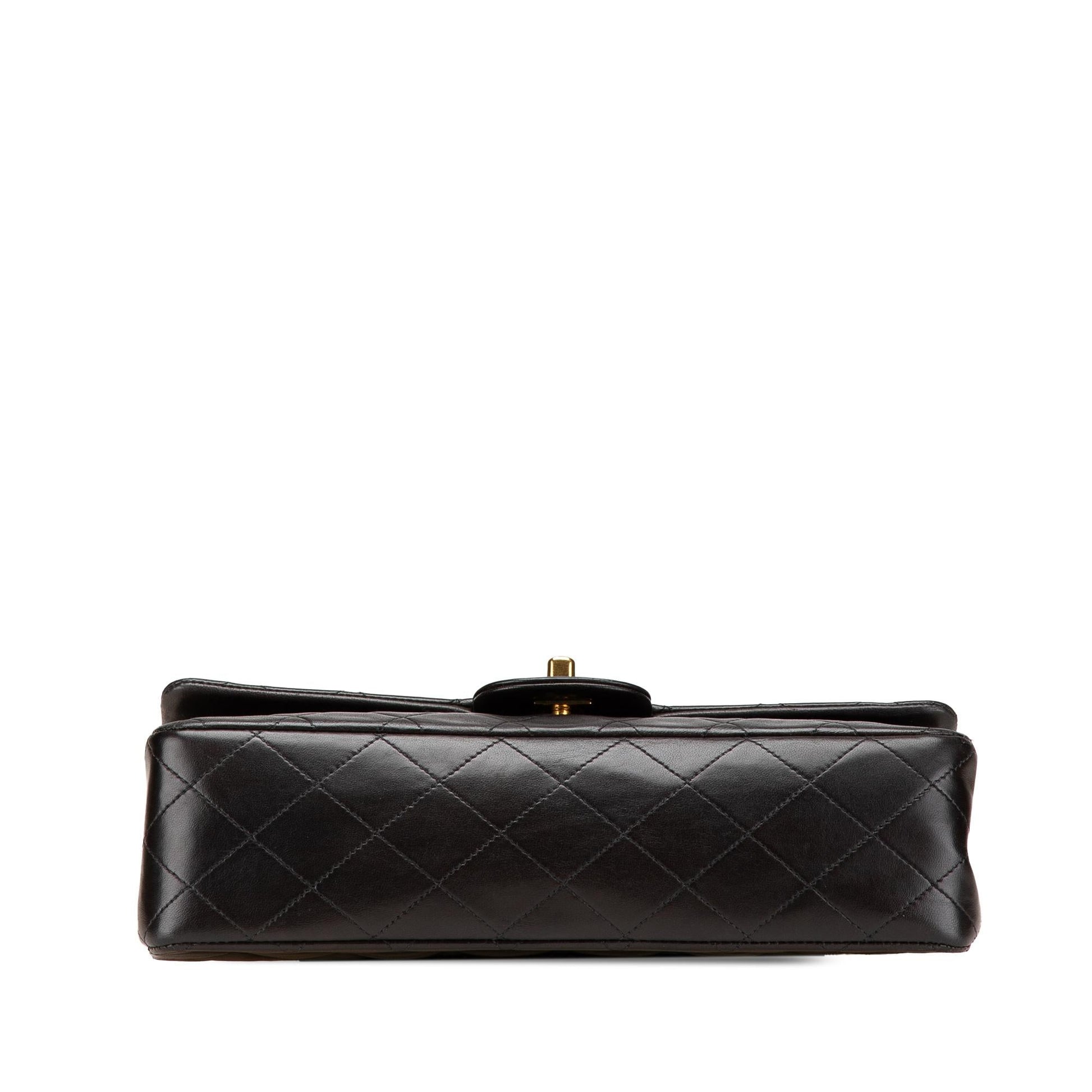Chanel Classic Lambskin Double Flap Handbag Flap 18
