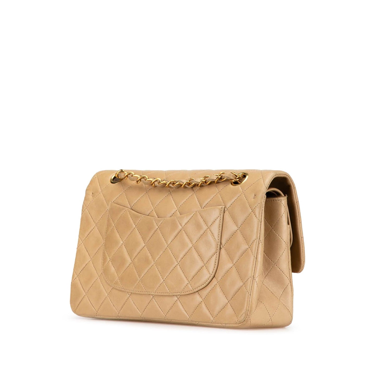 Chanel Classic Lambskin Double Flap Handbag Flap 15