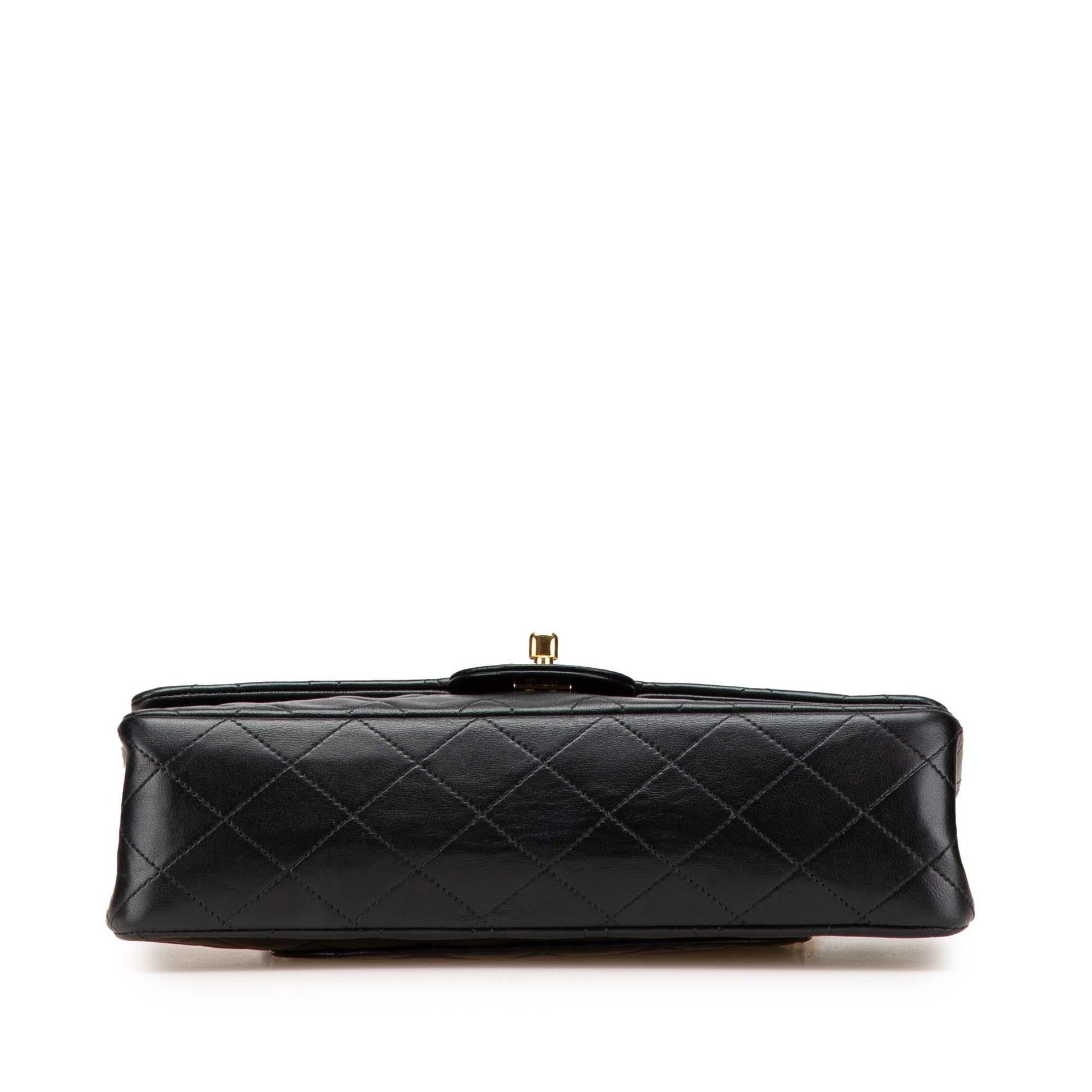 Chanel Classic Lambskin Double Flap Handbag Flap 19