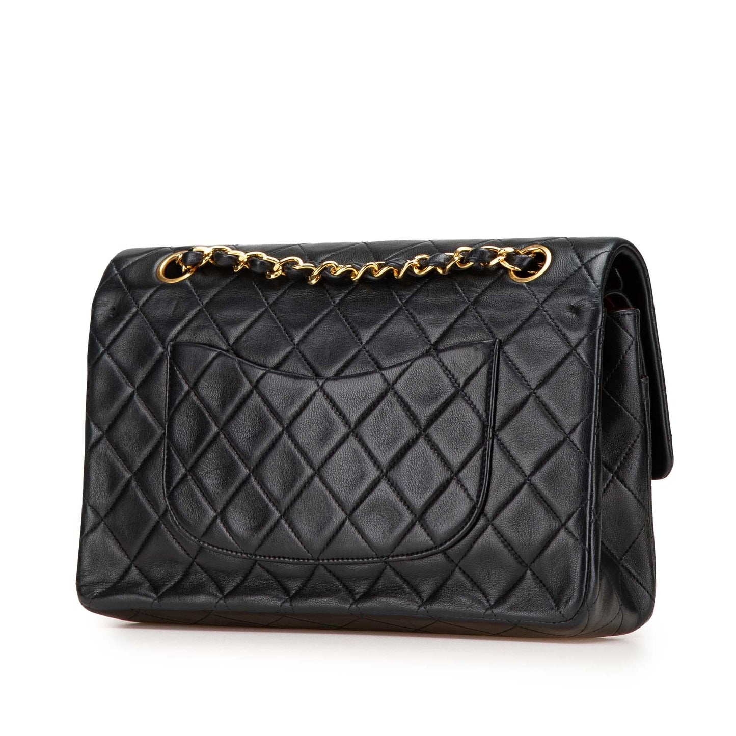 Chanel Classic Lambskin Double Flap Handbag Flap 19