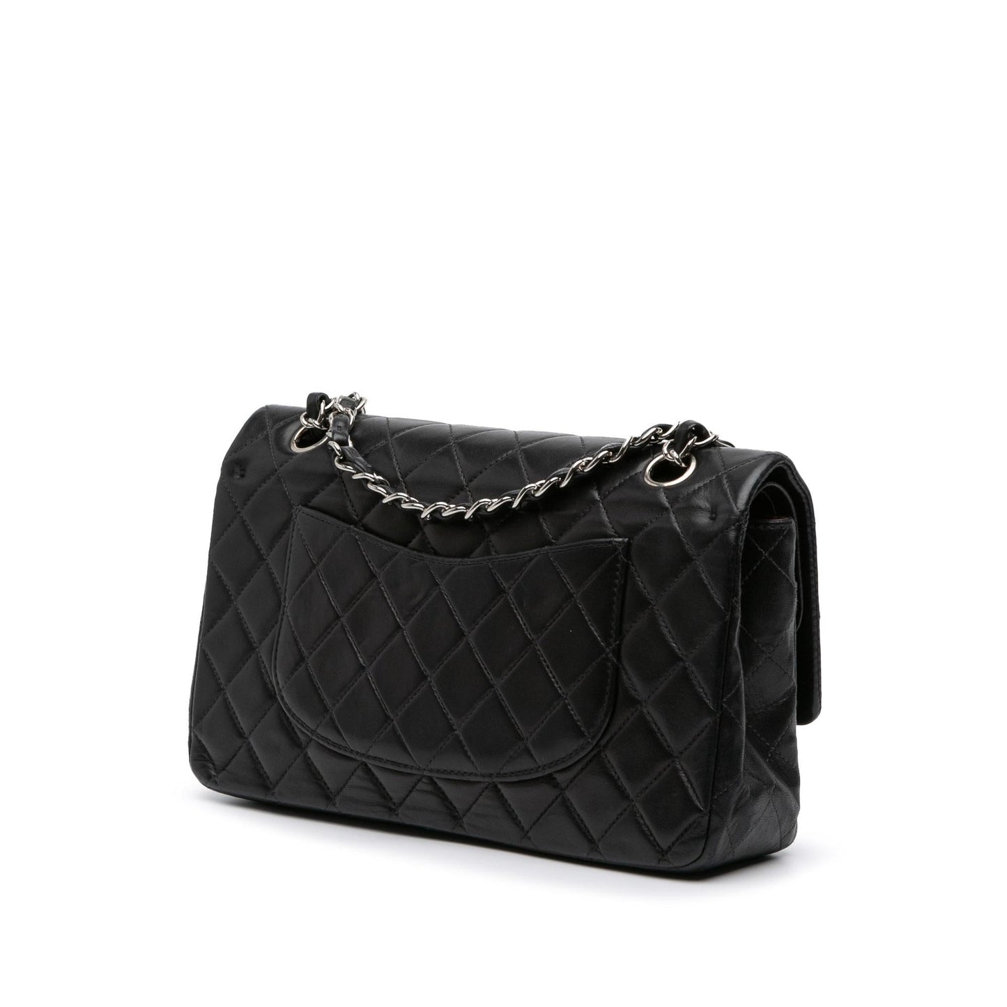 Chanel Classic Lambskin Double Flap Handbag Flap 21
