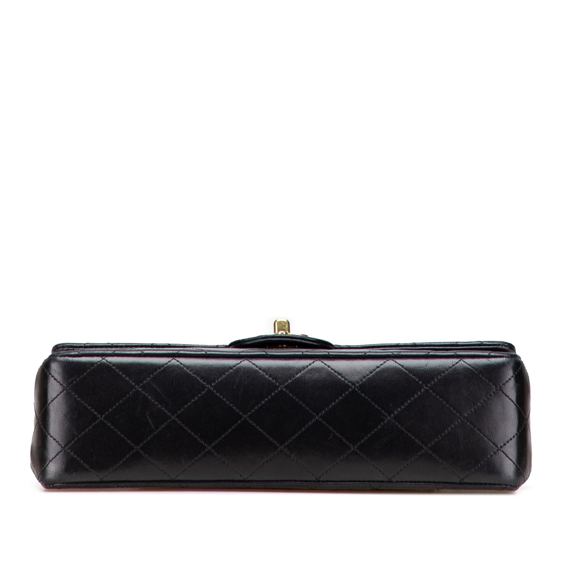 Chanel Classic Lambskin Double Flap Handbag Flap 29