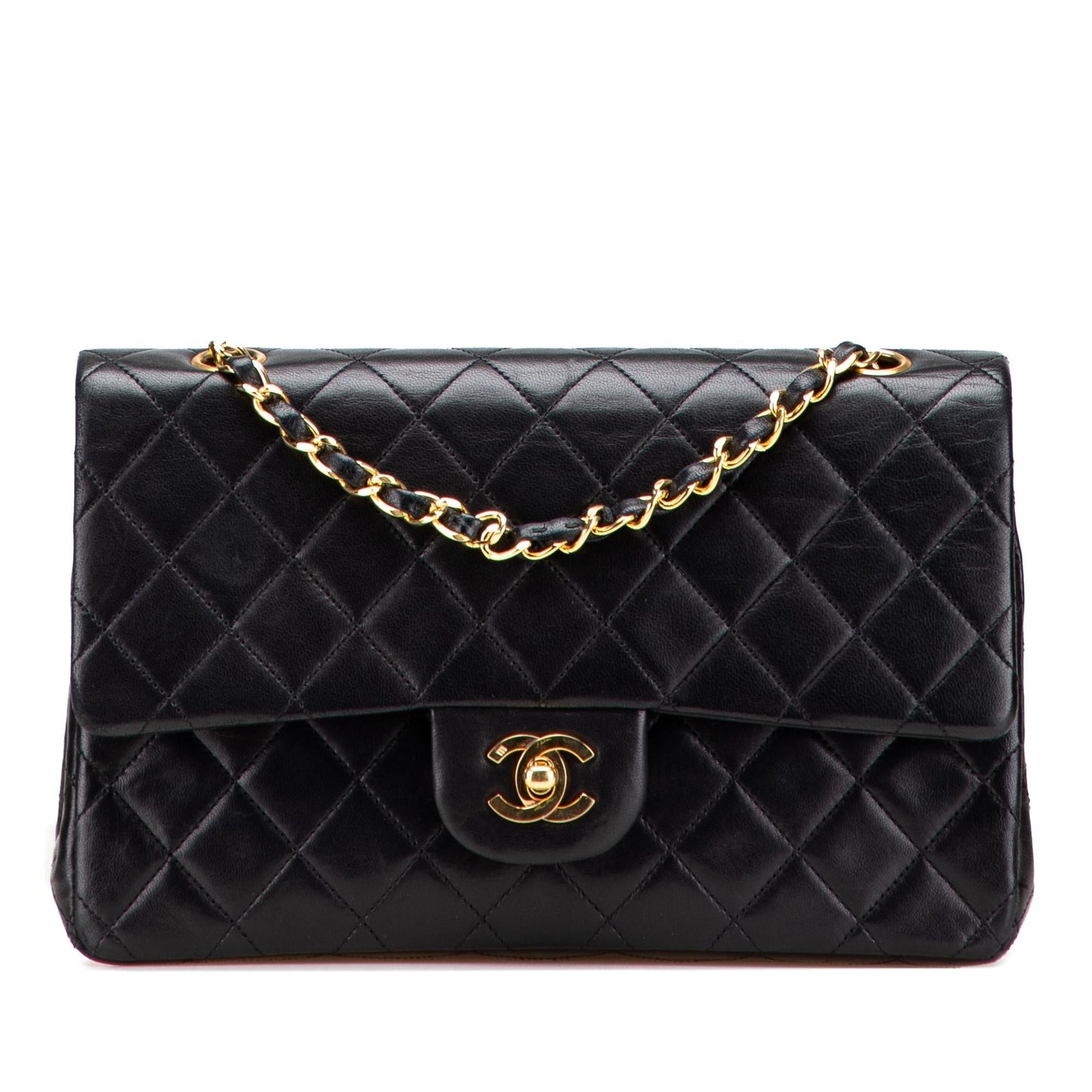 Chanel Classic Lambskin Double Flap Handbag Flap 29