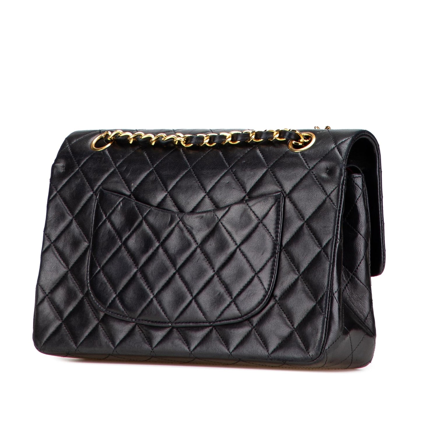 Chanel Classic Lambskin Double Flap Handbag Flap 29