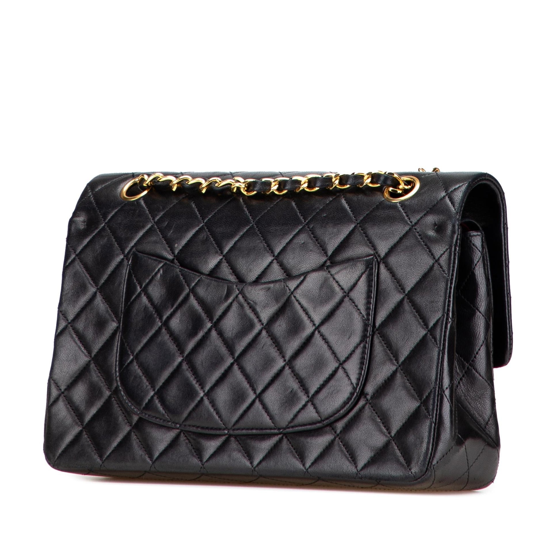 Chanel Classic Lambskin Double Flap Handbag Flap 29