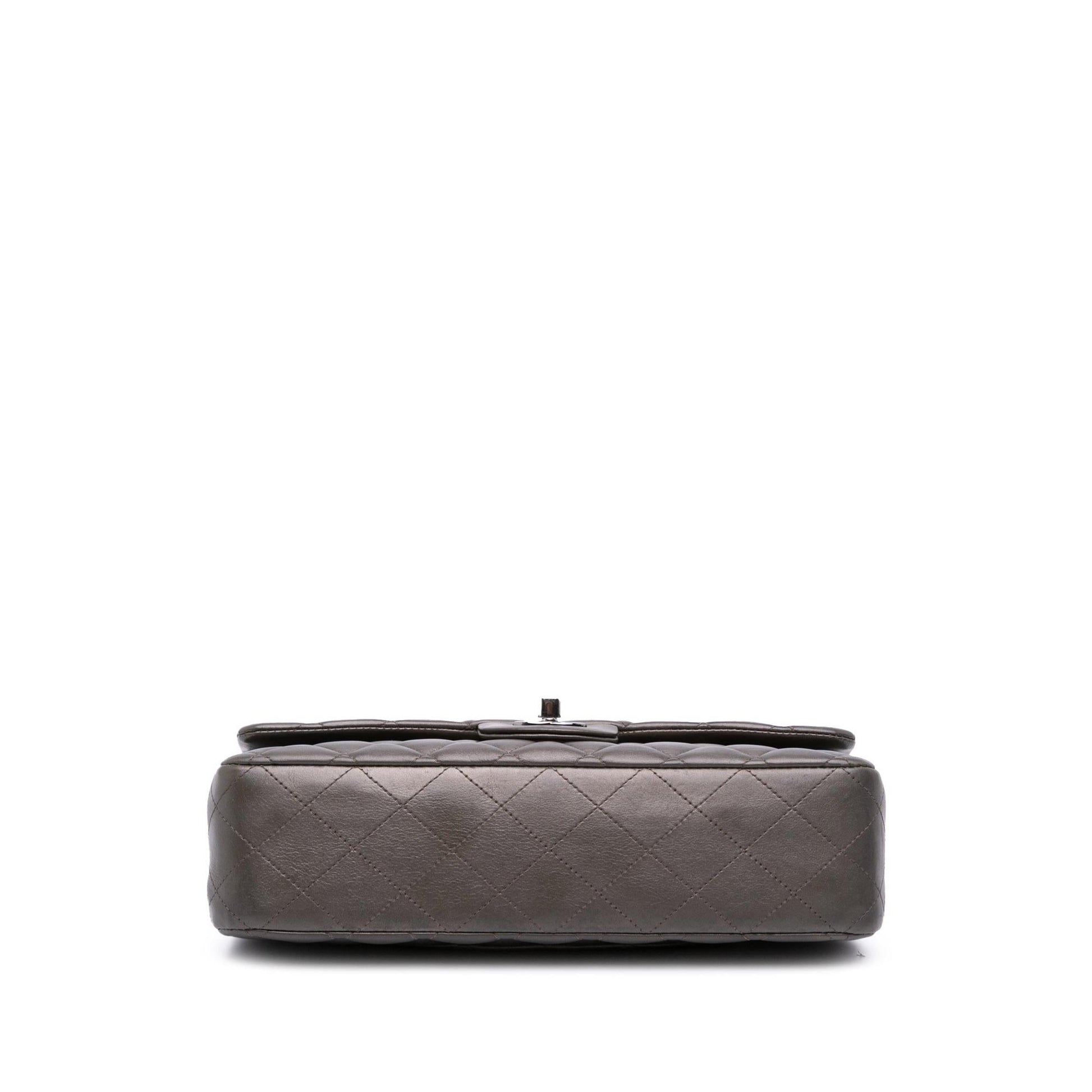 Chanel Classic Lambskin Double Flap Handbag Flap 30