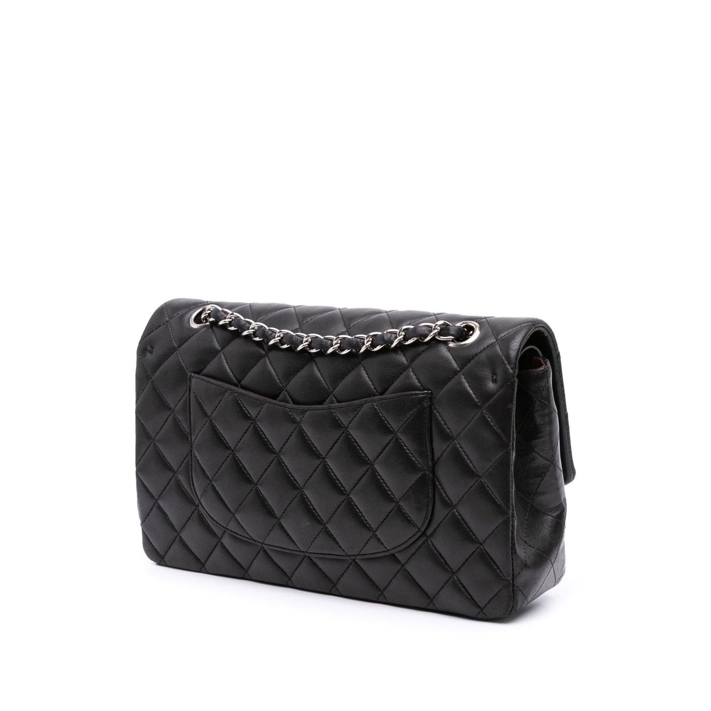 Chanel Classic Lambskin Double Flap Handbag Flap 38