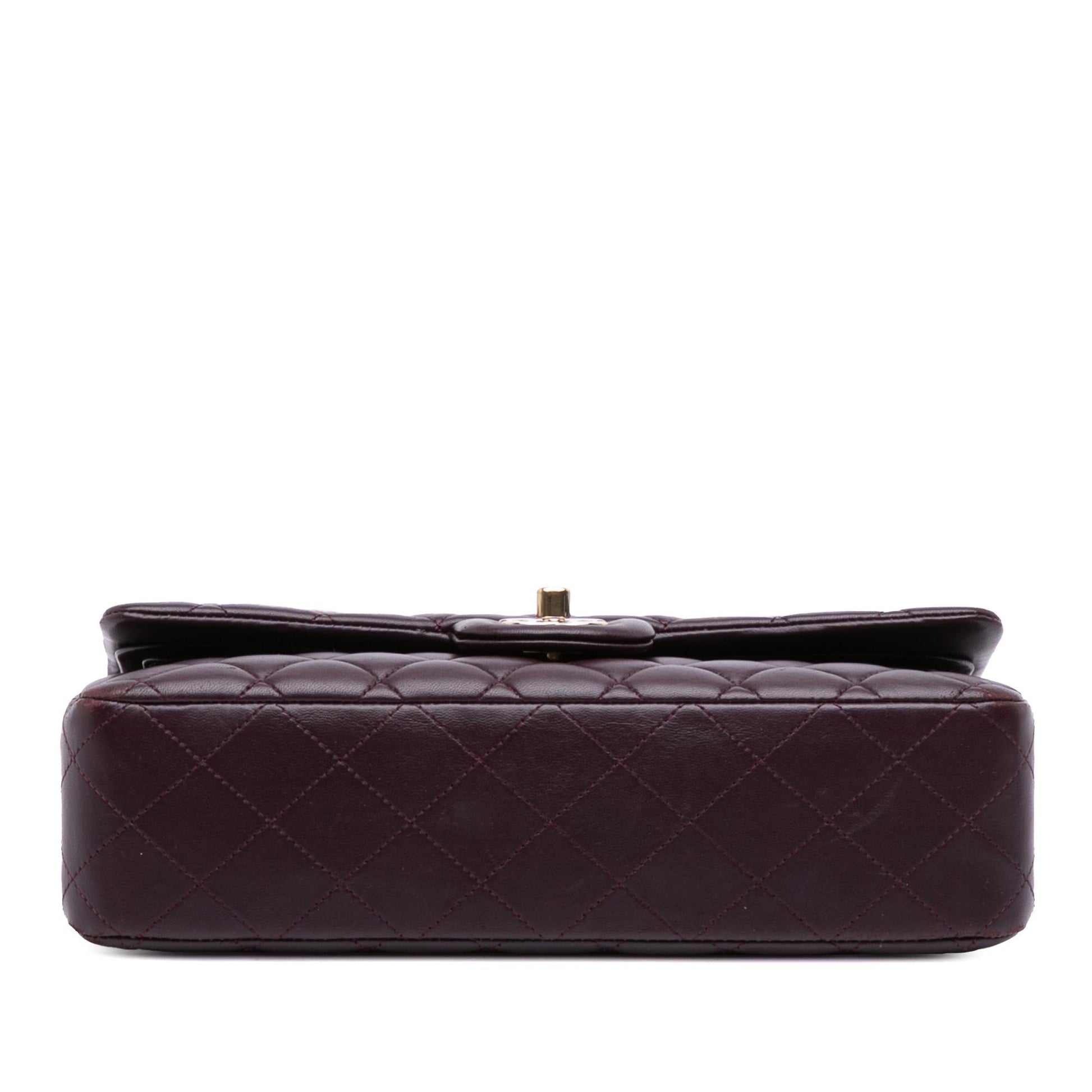 Chanel Classic Lambskin Double Flap Handbag Flap 42