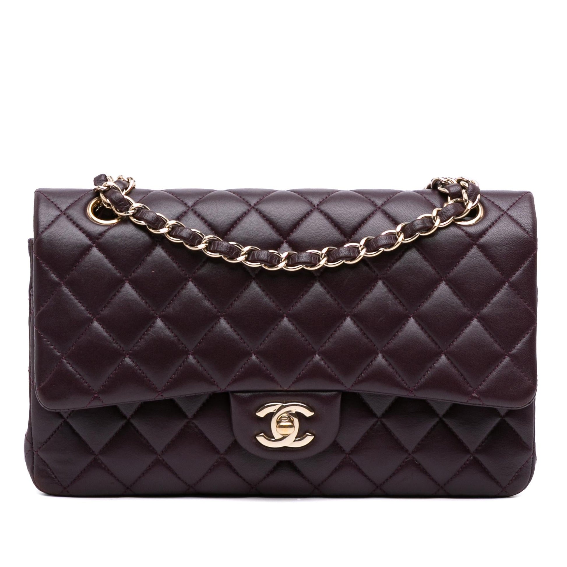 Chanel Classic Lambskin Double Flap Handbag Flap 42