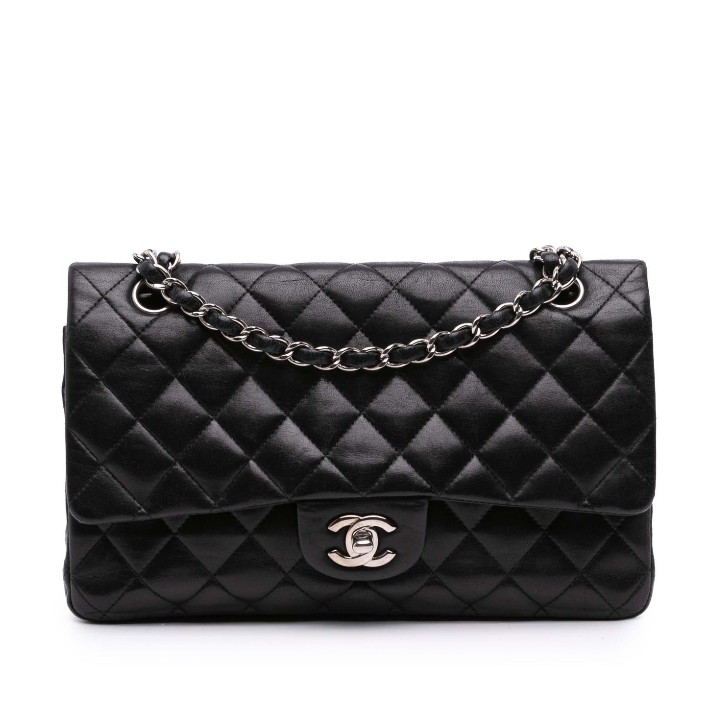 Chanel Classic Lambskin Double Flap Handbag Flap 41