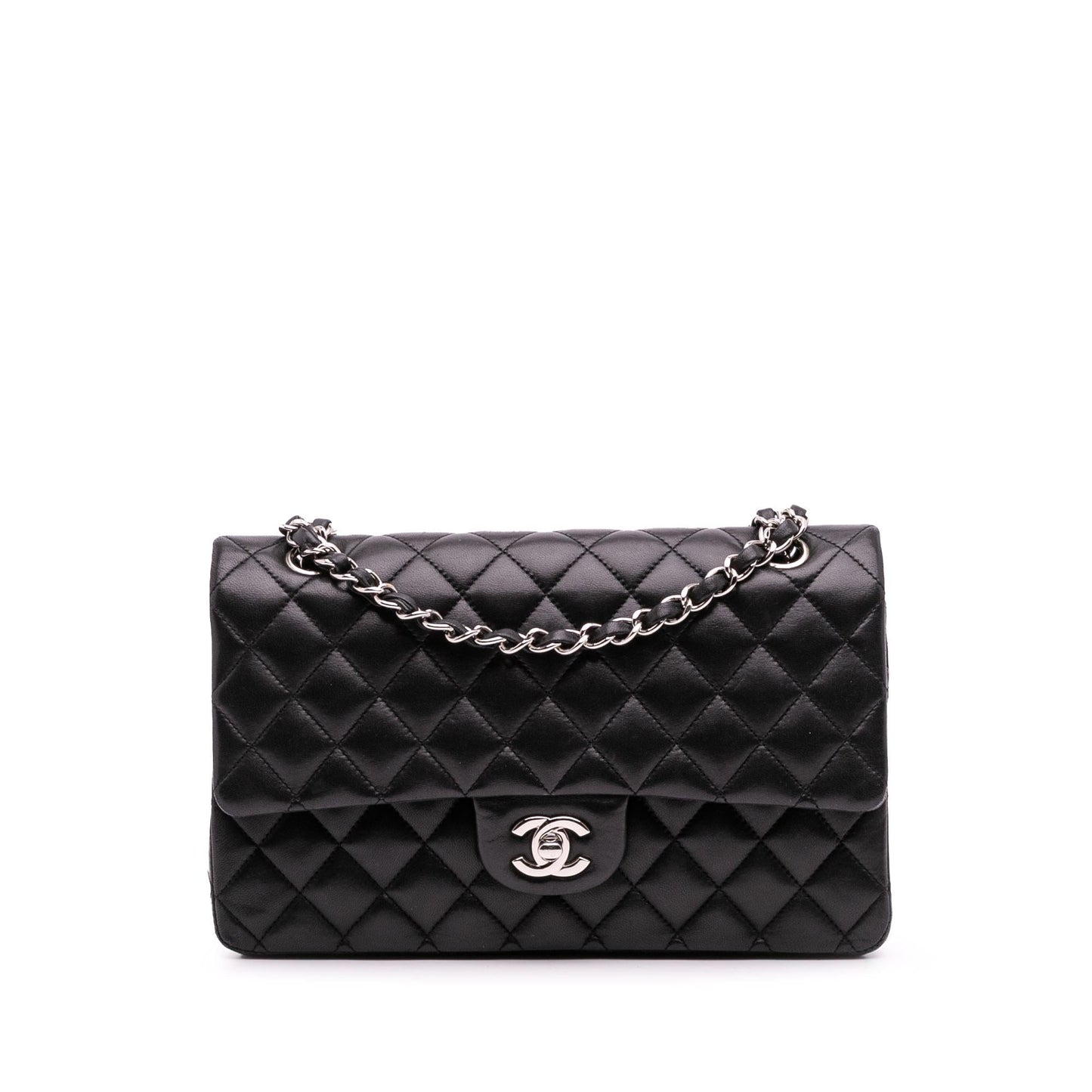 Chanel Classic Lambskin Double Flap Handbag Flap 46