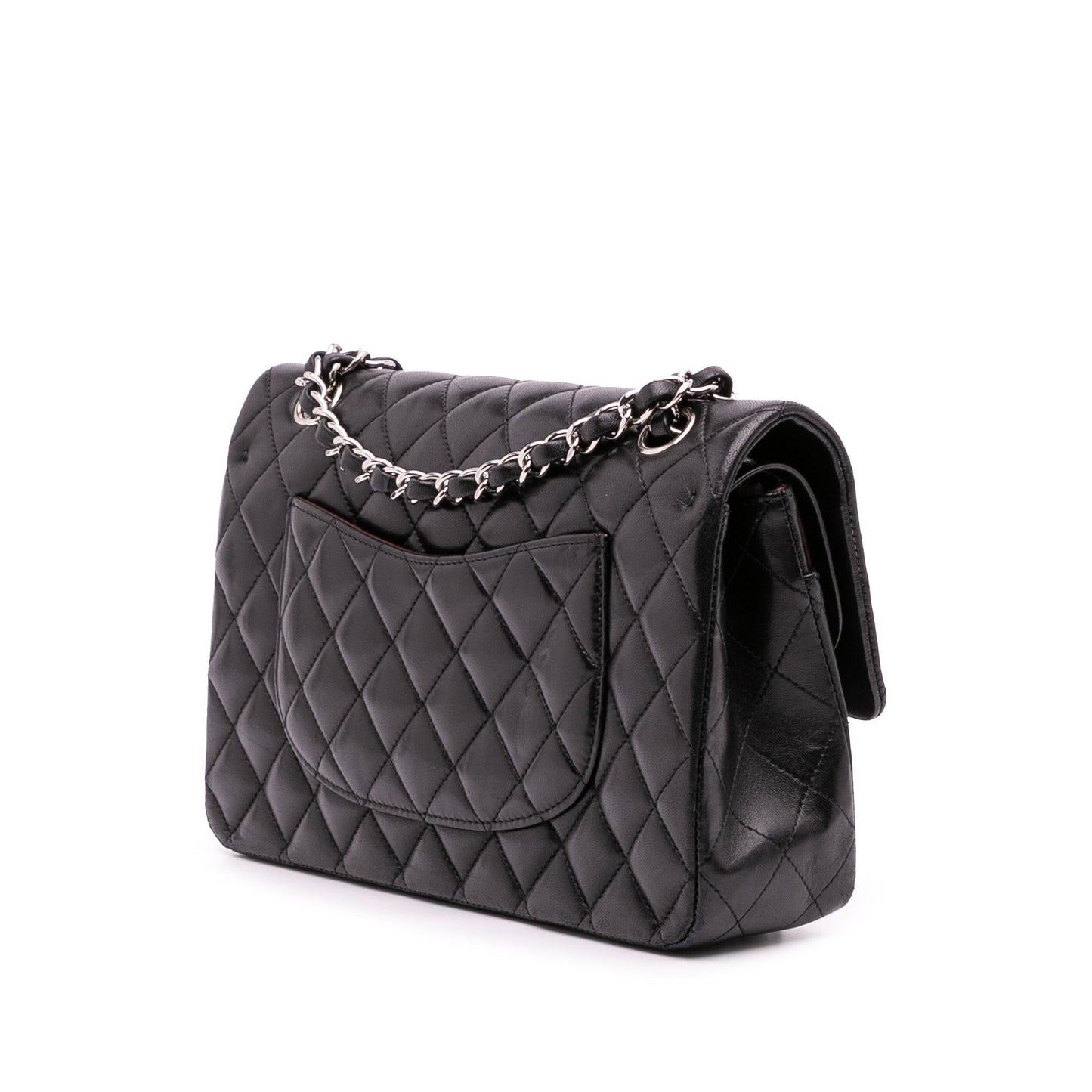 Chanel Classic Lambskin Double Flap Handbag Flap 46