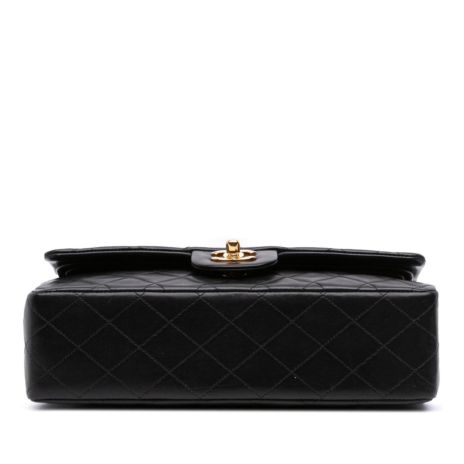Chanel Classic Lambskin Double Flap Handbag Flap 49