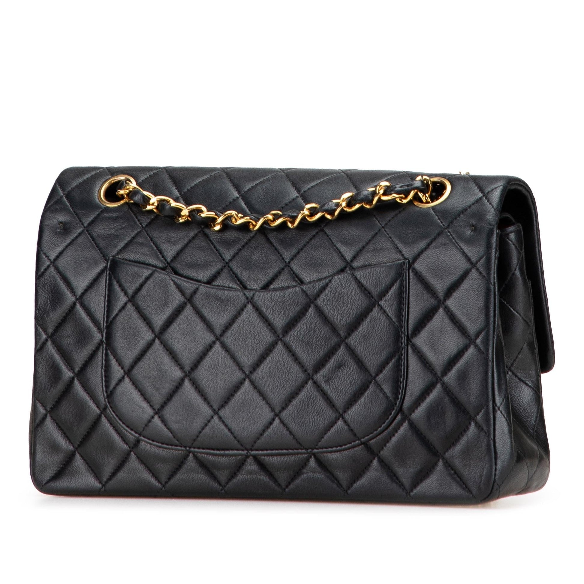Chanel Classic Lambskin Double Flap Handbag Flap 51