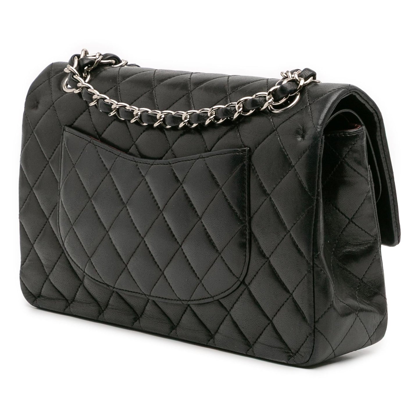 Chanel Classic Lambskin Double Flap Handbag Flap 54