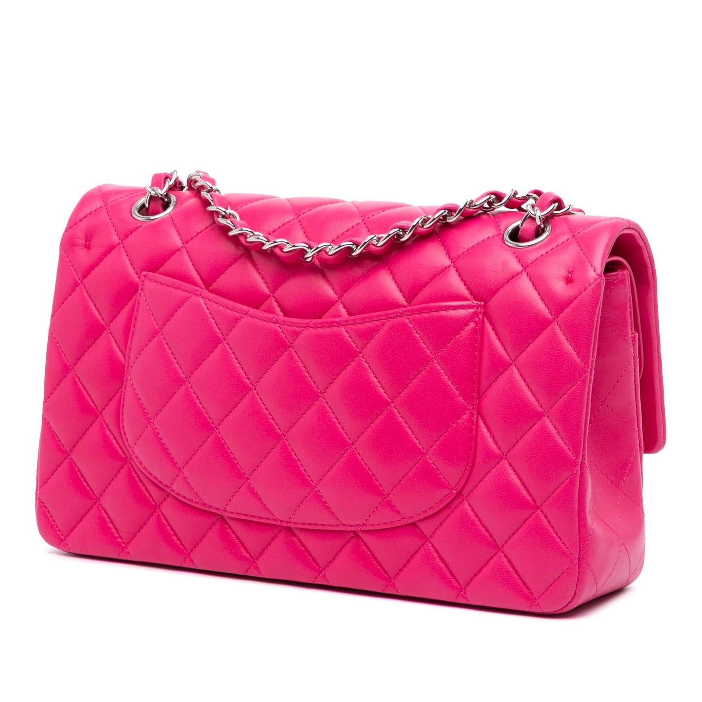 Chanel Classic Lambskin Double Flap Handbag Flap 57
