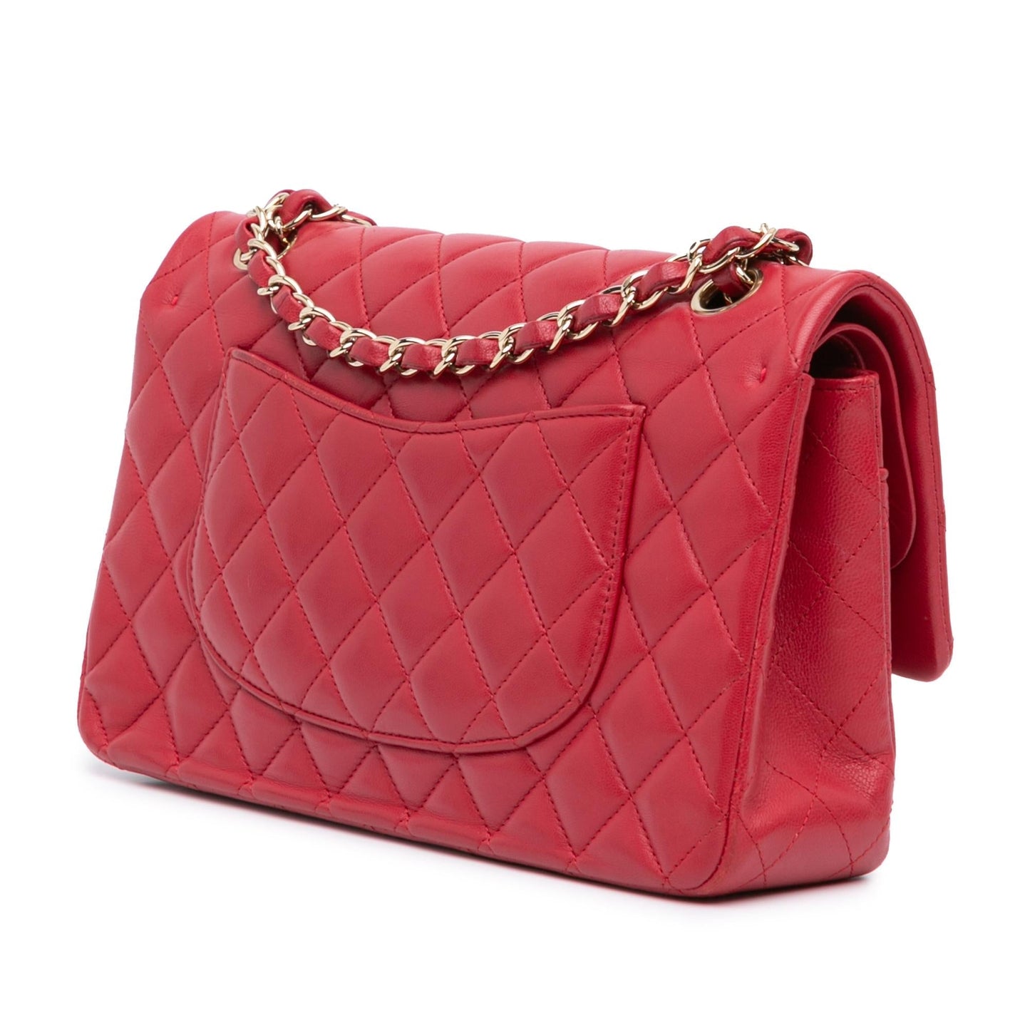 Chanel Classic Lambskin Double Flap Handbag Flap 58
