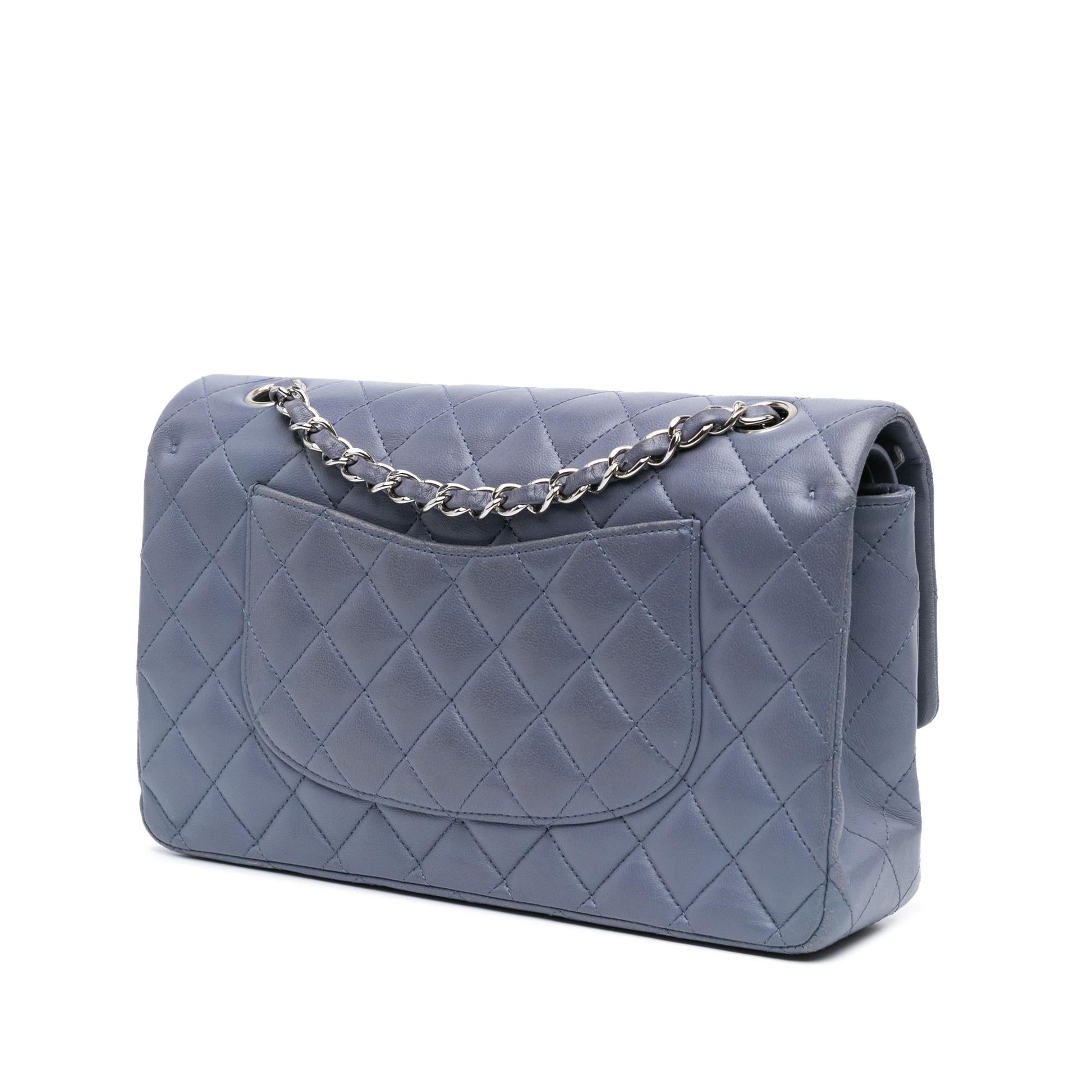 Chanel Classic Lambskin Double Flap Handbag Flap 59