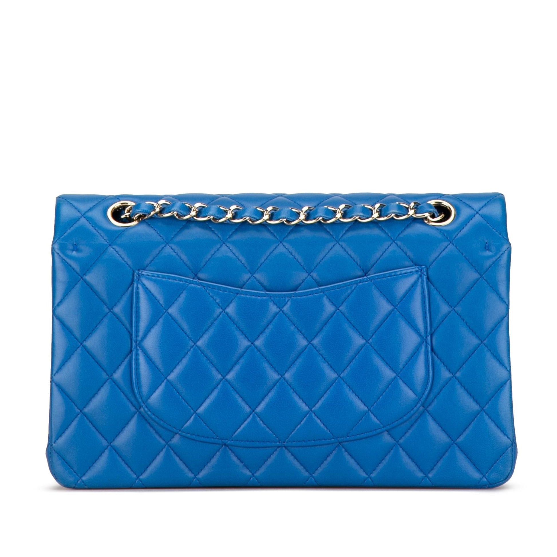 Chanel Classic Lambskin Double Flap Handbag Flap 60