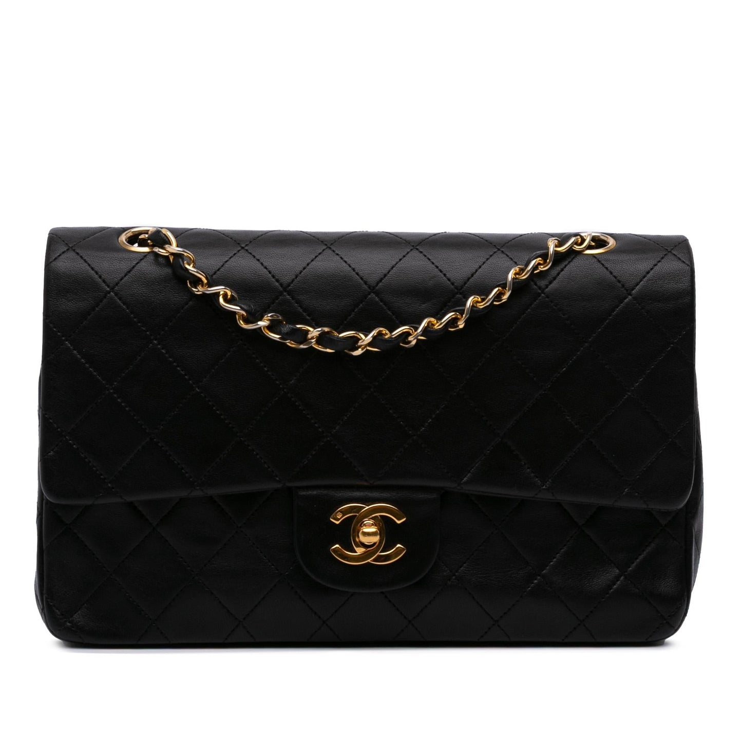Chanel Classic Lambskin Double Flap Handbag Flap 64