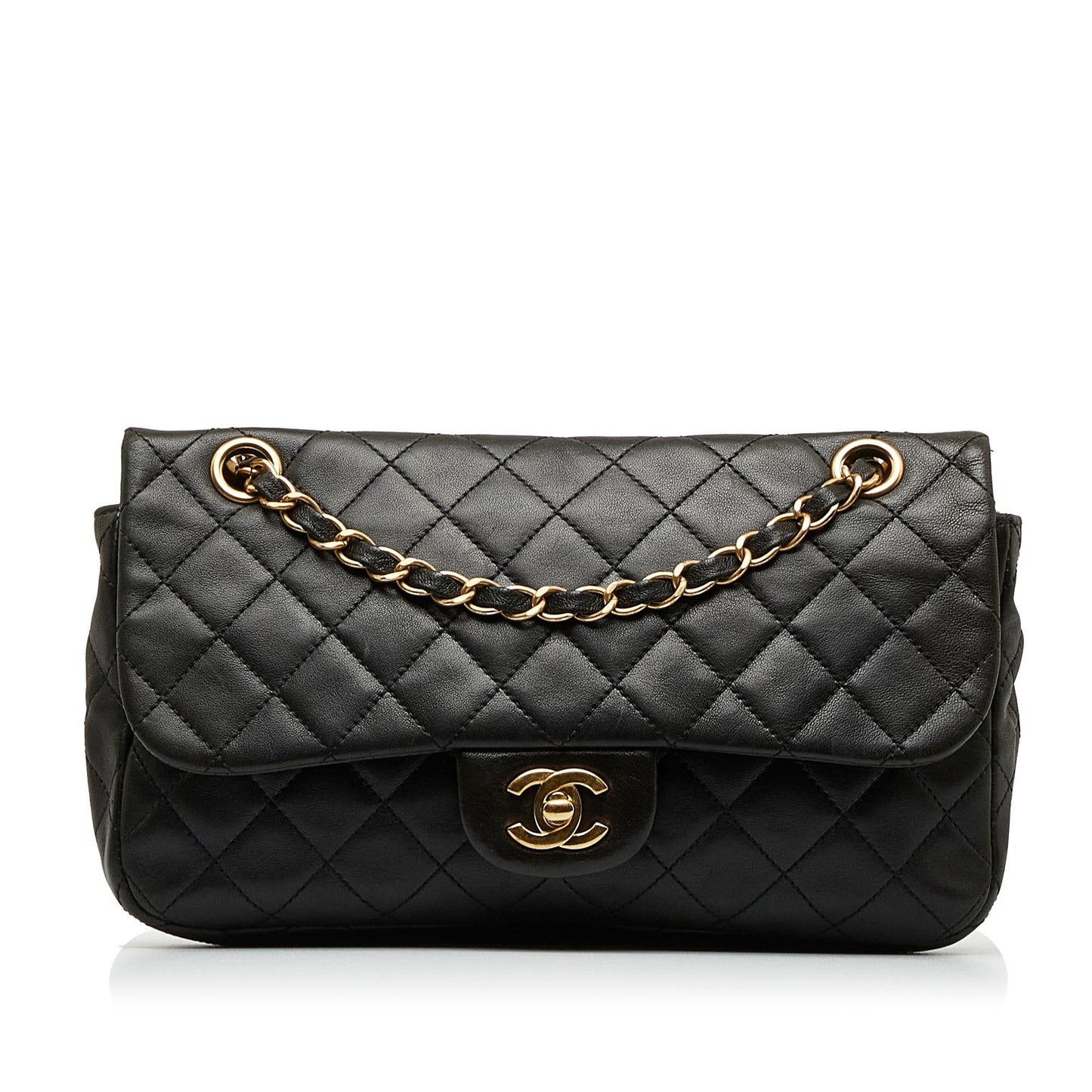 Chanel Classic Lambskin Single Flap SHG-IvYGNR Handbag