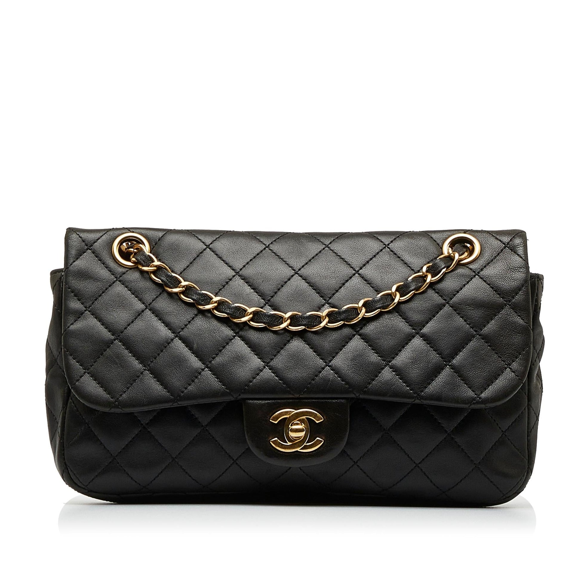 Chanel Classic Lambskin Single Flap SHG-IvYGNR Handbag