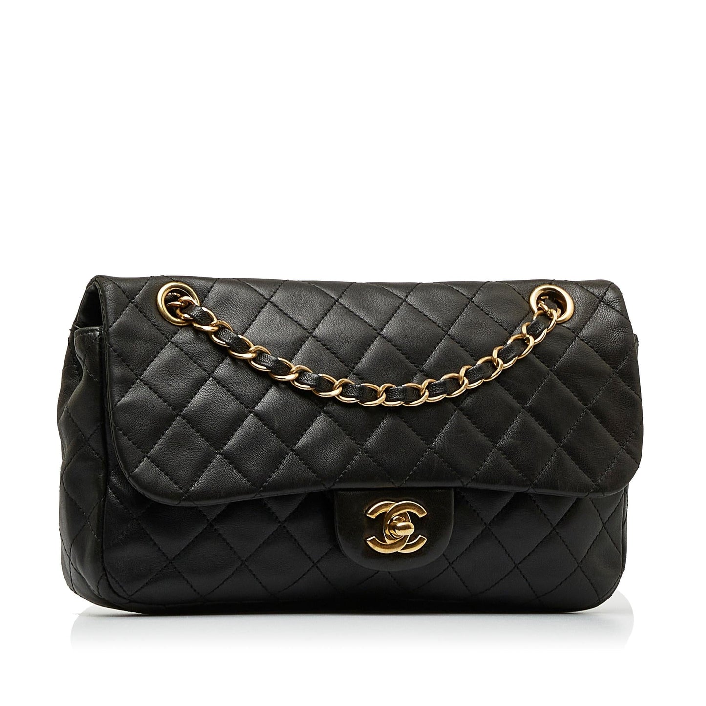 Chanel Classic Lambskin Single Flap SHG-IvYGNR Handbag