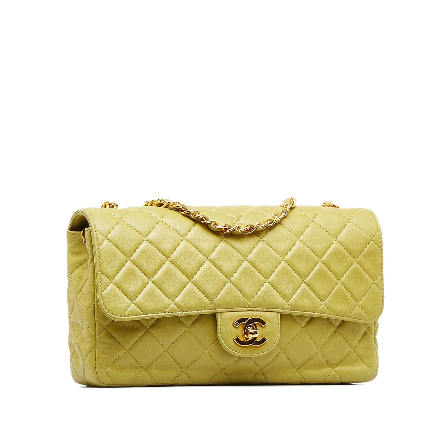 Chanel Classic Lambskin Single Flap SHG-oaTwdF Handbag