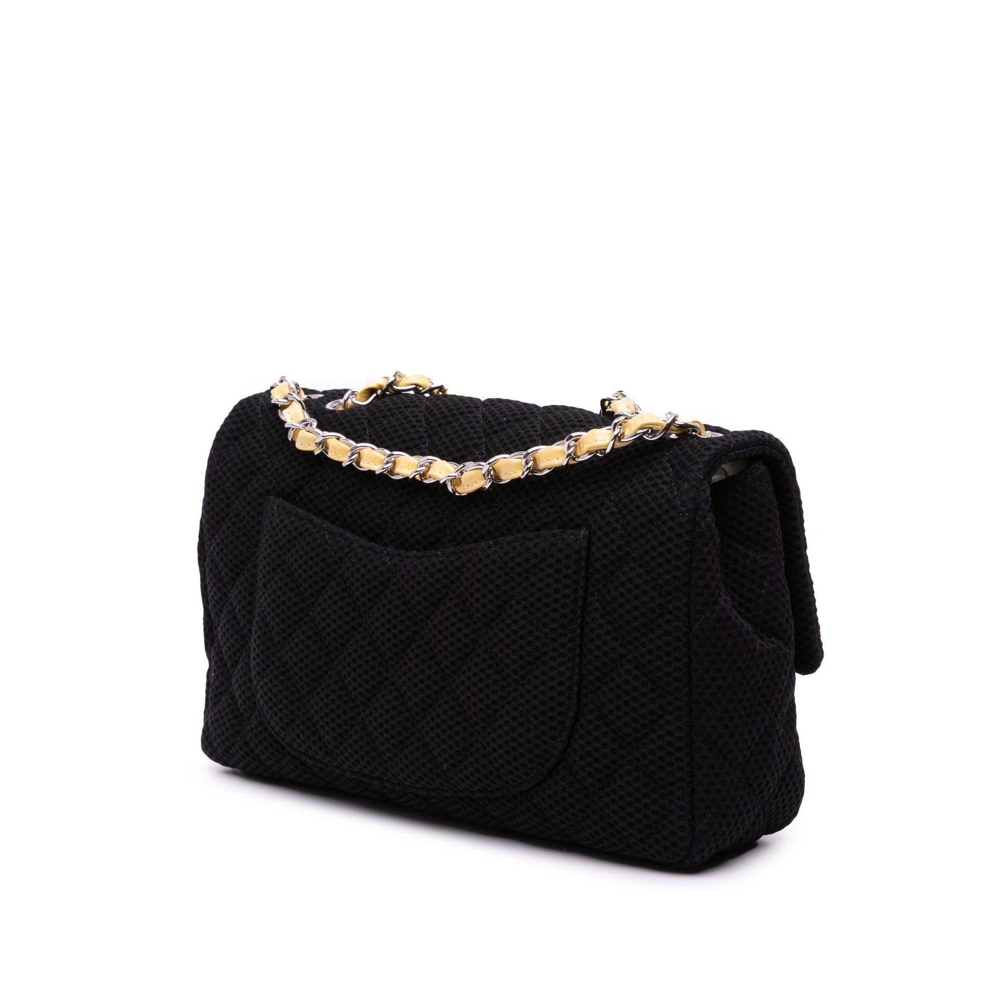 Chanel Classic Mesh Single Flap Handbag