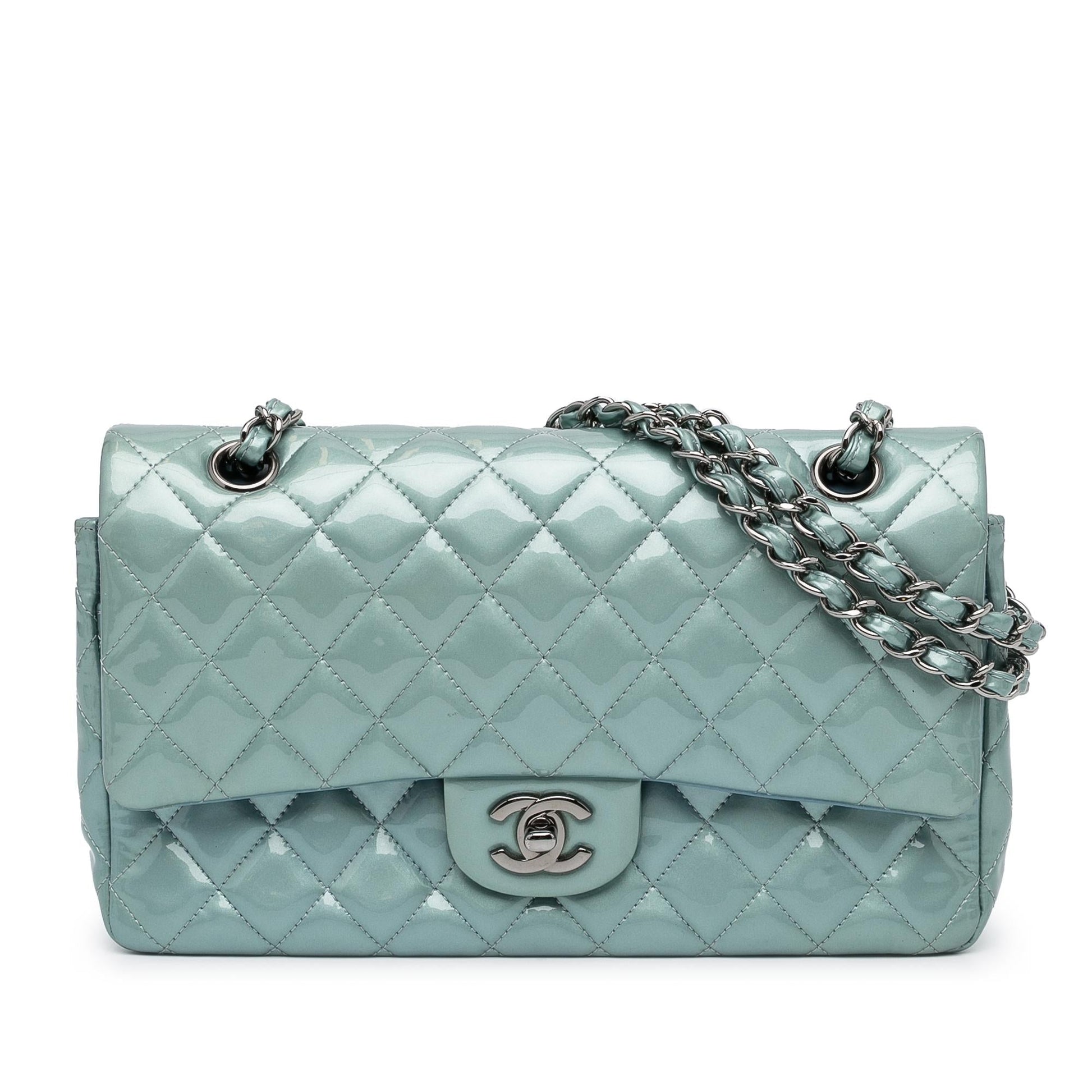 Chanel Classic Patent Double Flap SHG-cjeRoa Handbag