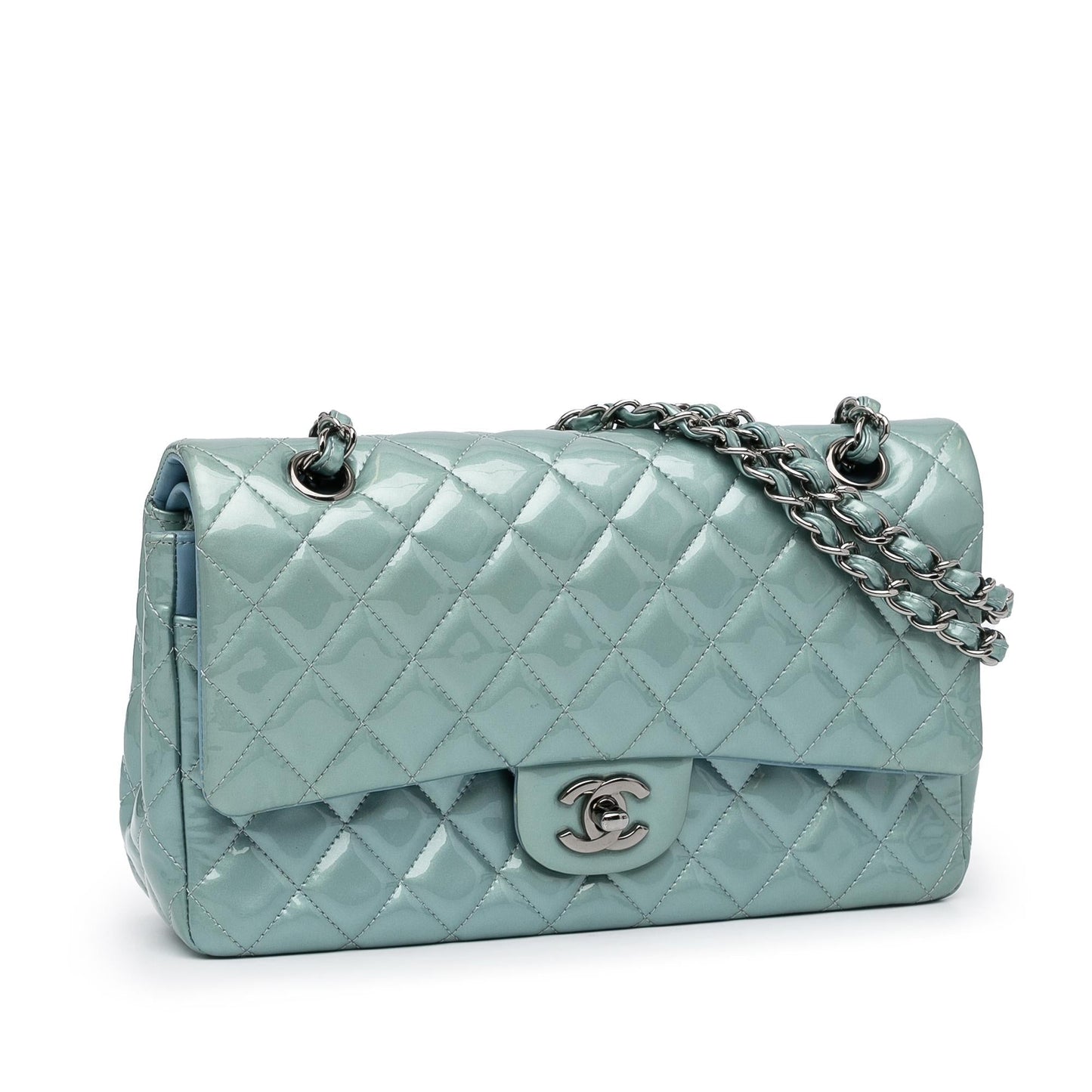 Chanel Classic Patent Double Flap SHG-cjeRoa Handbag