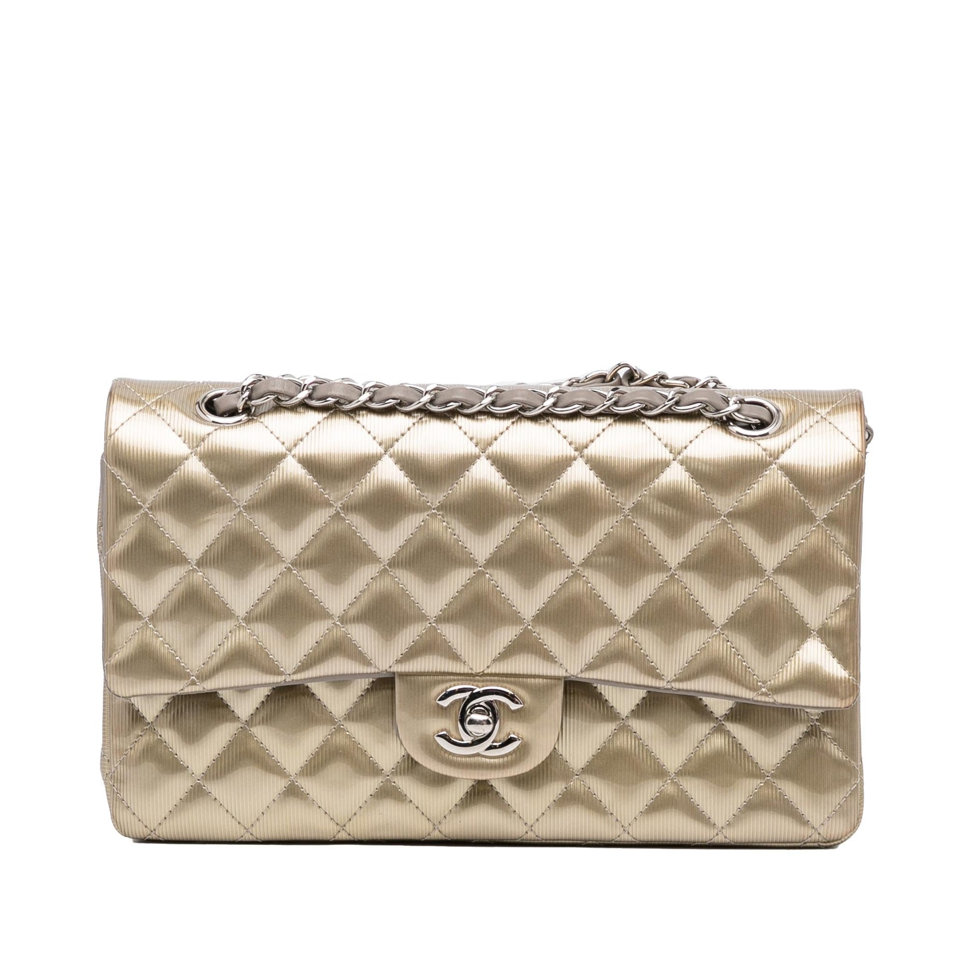 Chanel Classic Patent Double Flap SHG-3h9zSy Handbag