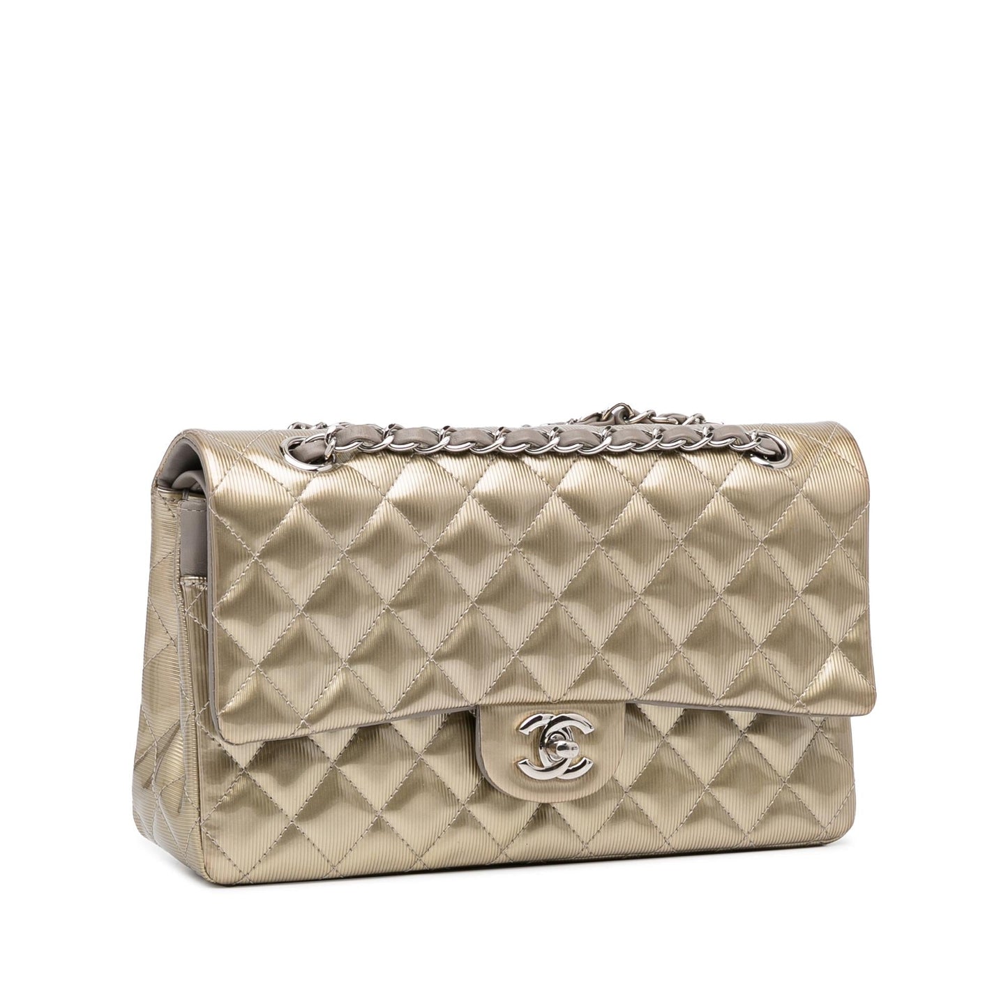 Chanel Classic Patent Double Flap SHG-3h9zSy Handbag